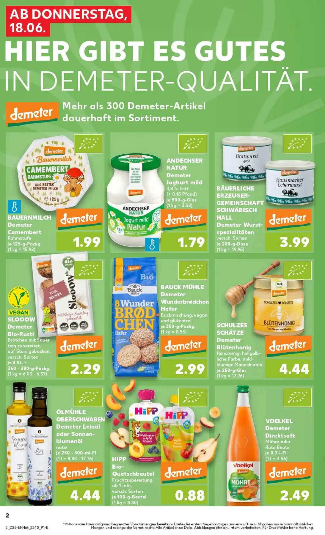 Kaufland Prospekt 18.06.2026 Bis 24.06.2026 - Bild 2 Extra Ab 18.06