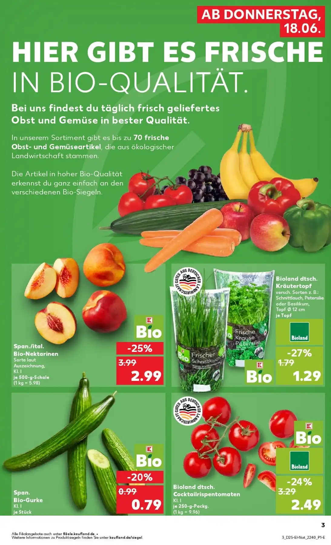 Kaufland Prospekt 18.06.2026 Bis 24.06.2026 - Bild 1 Extra Ab 18.06