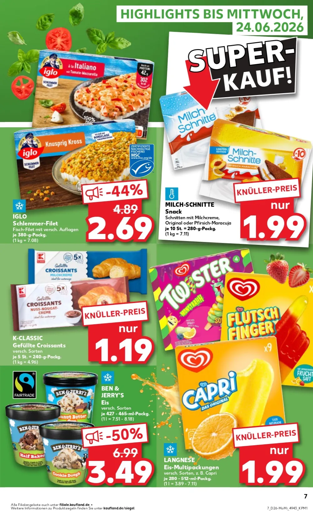 Kaufland Prospekt 18.06.2026 Bis 24.06.2026 - Bild 1 Ab 22.06 - 24.06