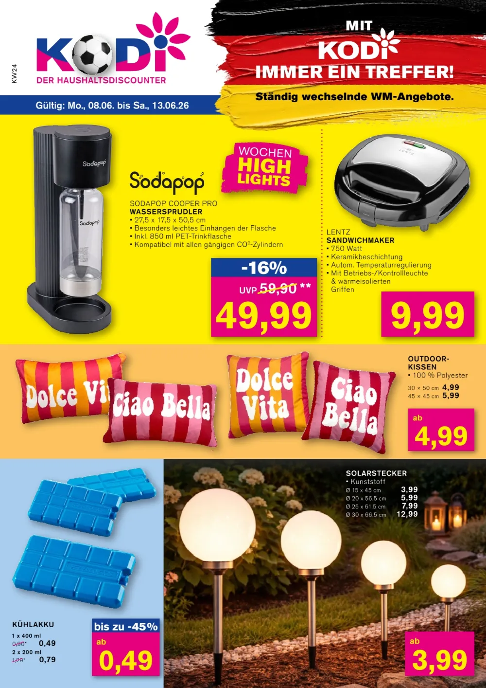 Kodi Prospekt Ab 15.06.2026 Bis 20.06.2026 - Bild 1 Ab 08.06.2026