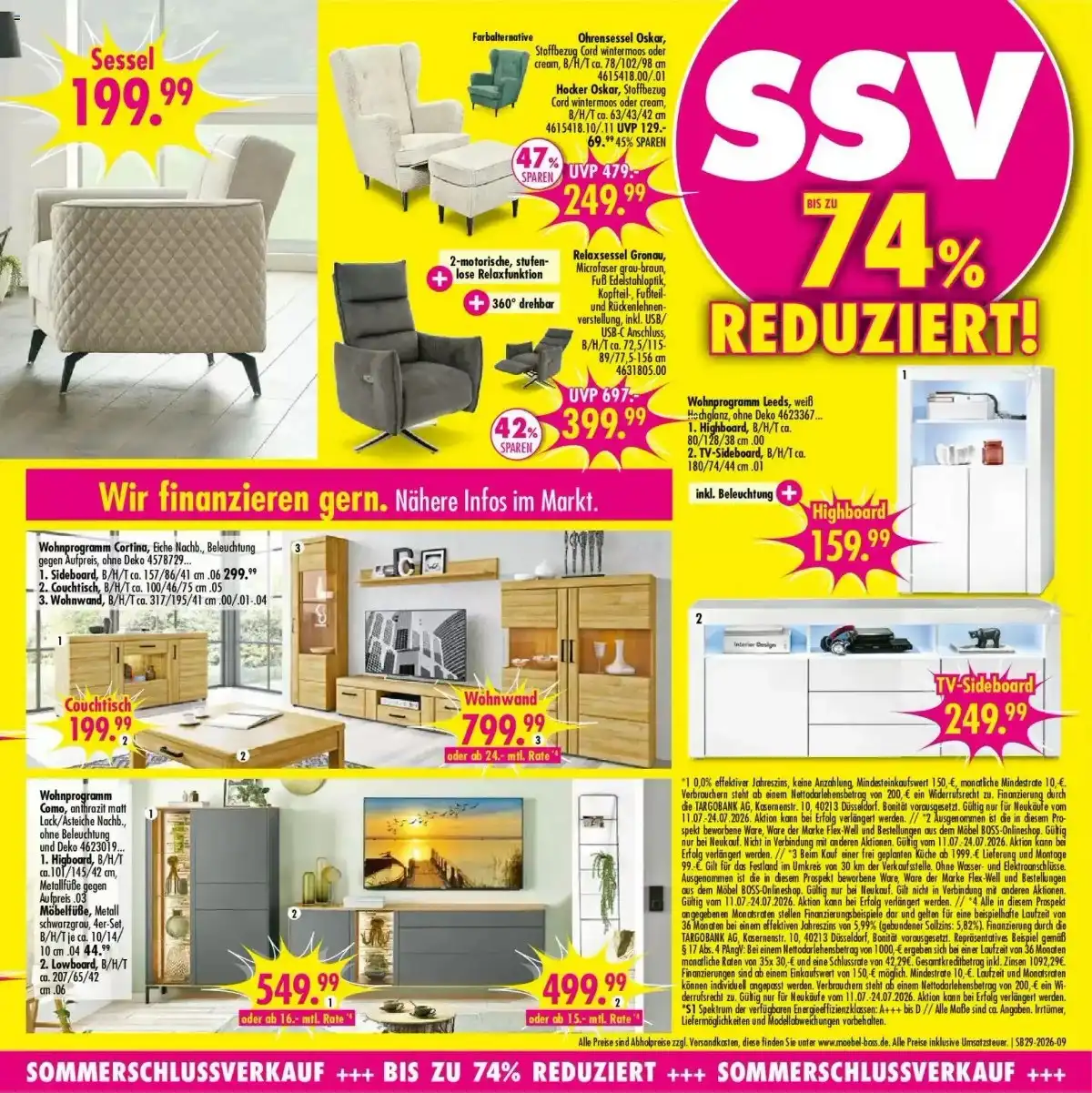 Möbel Boss Weihnachten Prospekt Angebote - Seite