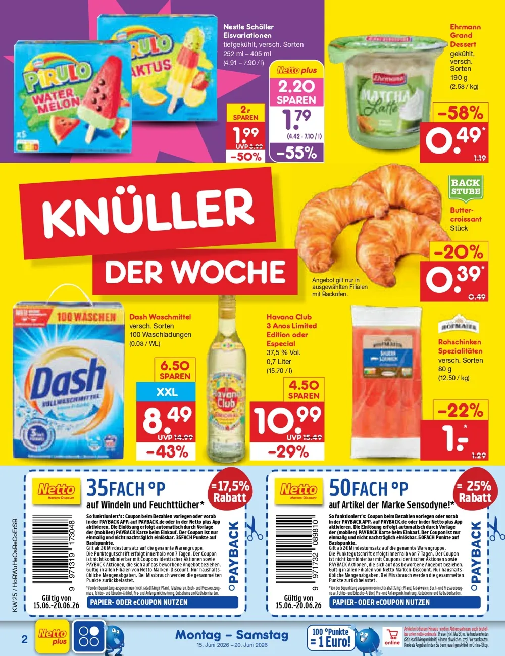 Netto Marken-Discount Prospekt ab 15.06.2026 bis 20.06.2026