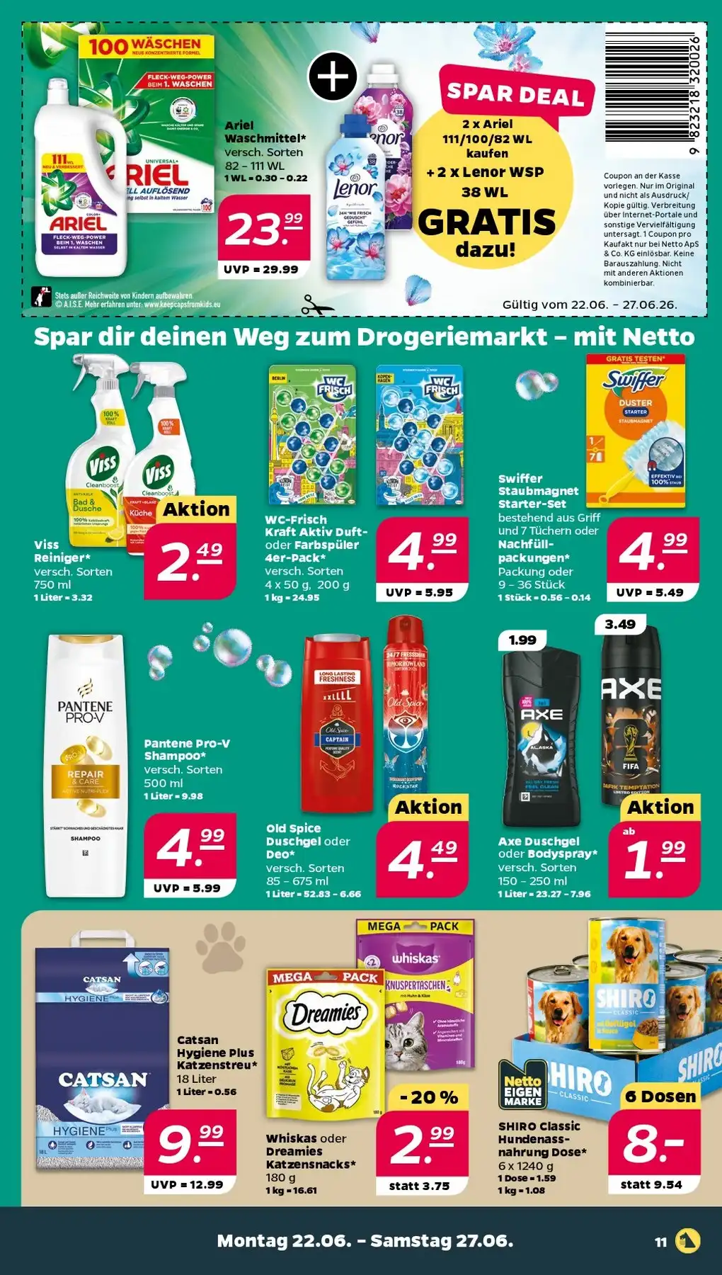 Netto Prospekt Ab 22.06.2026 Bis 27.06.2026 - Bild 1 Ab 22.06.2026