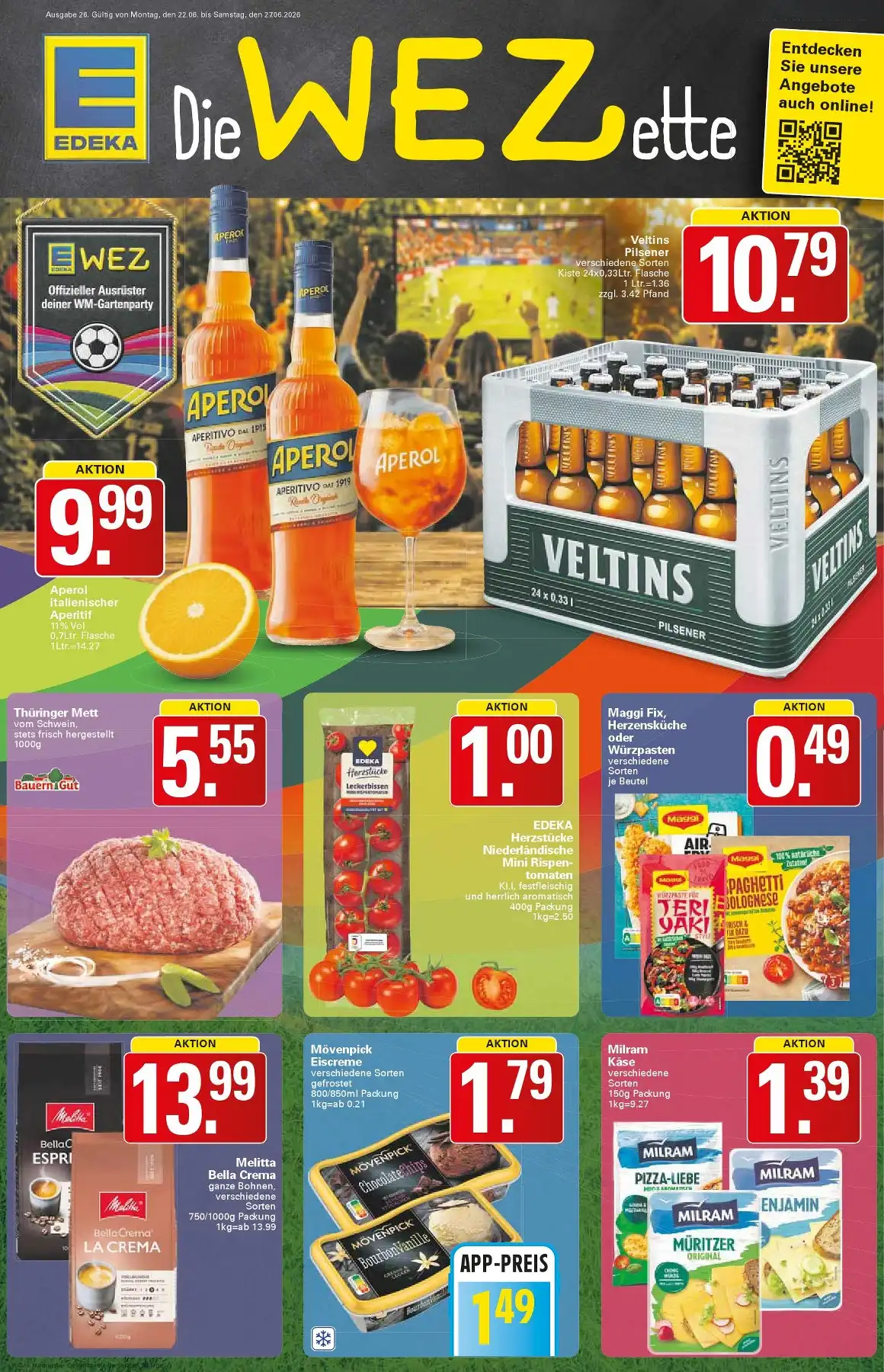 Wez Prospekt Ab 29.06.2026 Bis 04.07.2026 - Bild 1 Ab 22.06.2026