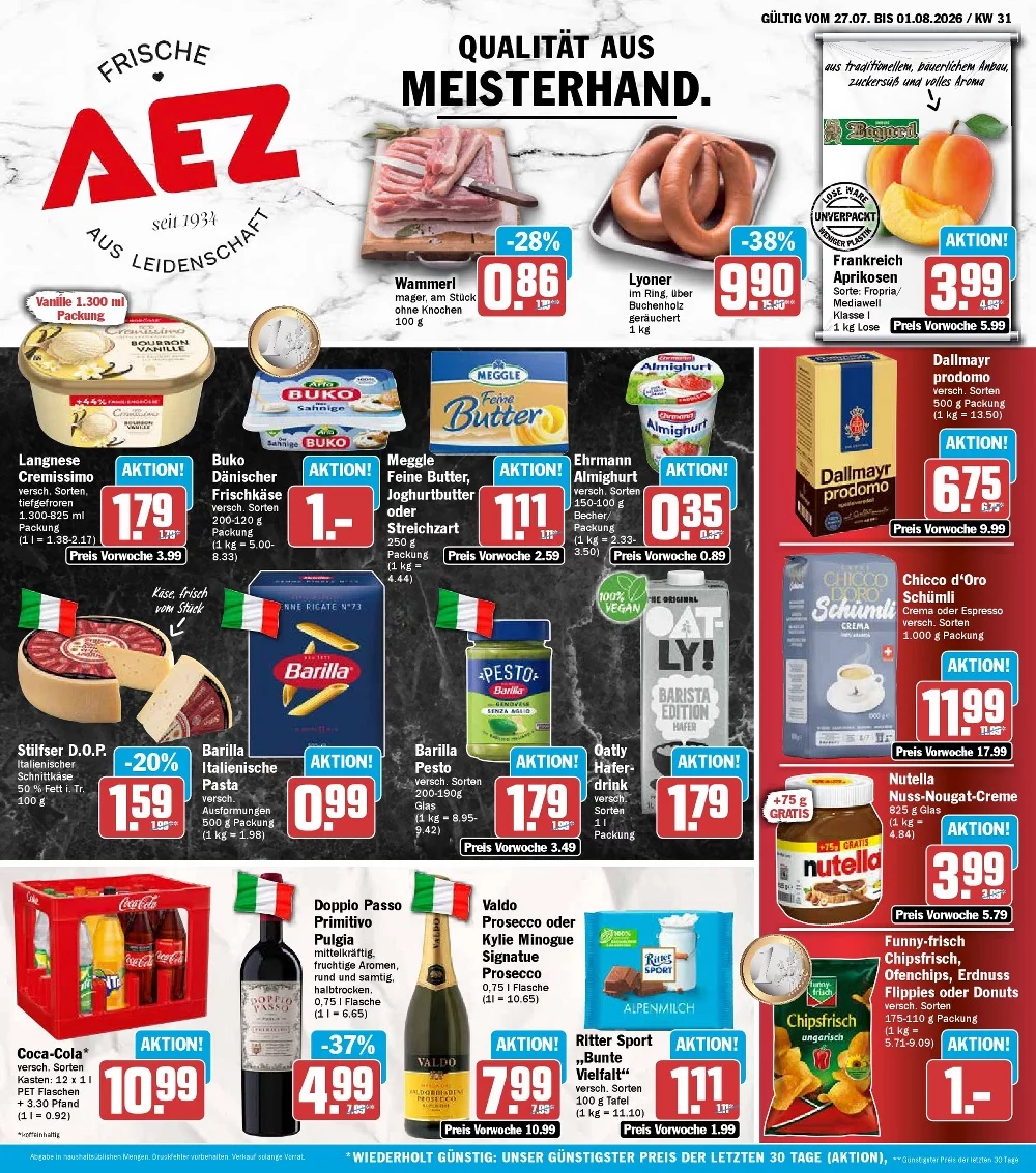 Aez Prospekt Ab 27.07.2026 Bis 01.08.2026 - Bild 1 Ab 27.07.2026