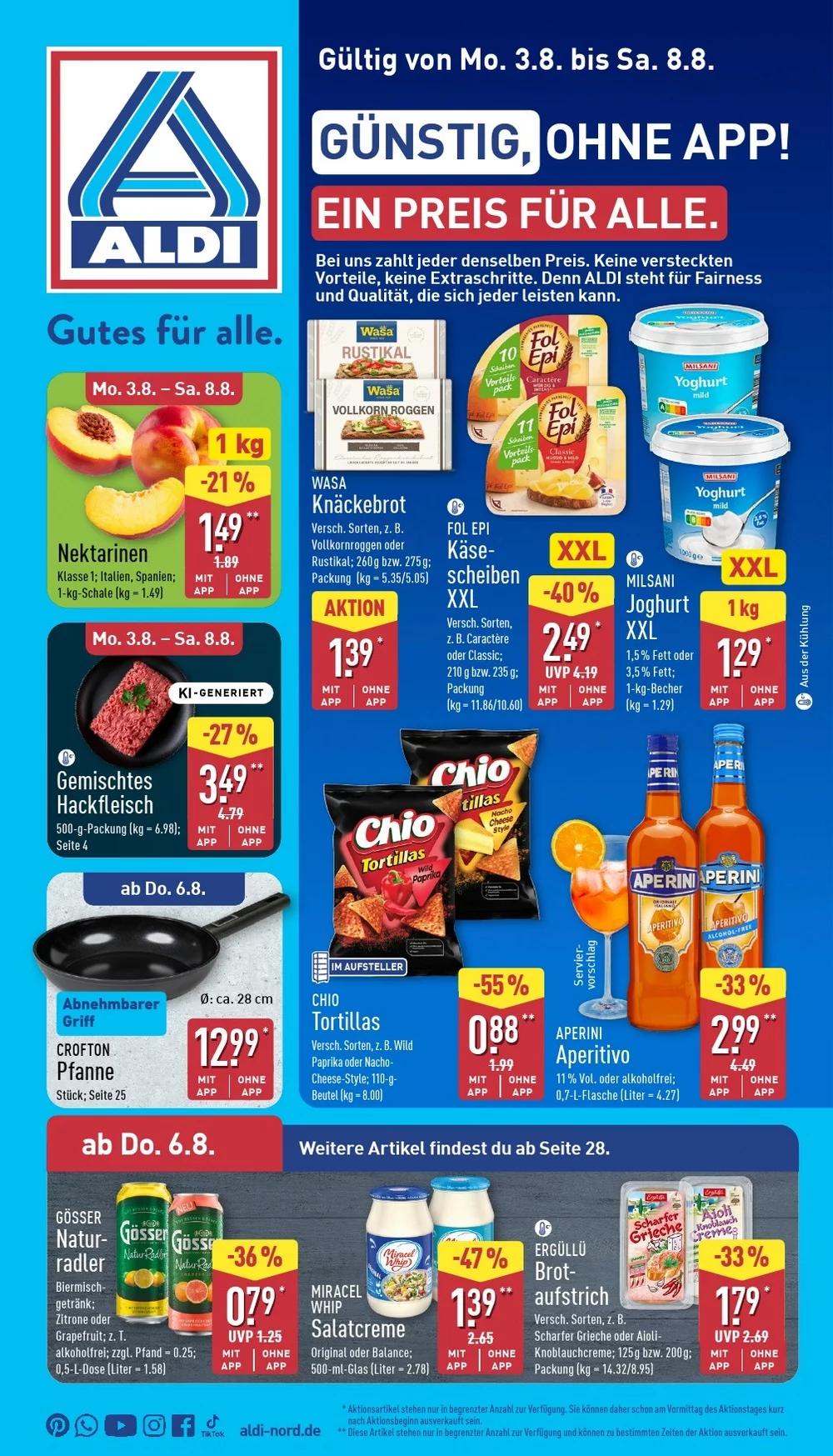 Aldi Nord Prospekt Ab 03.08.2026 Bis 08.08.2026 Nächste Woche - Bild 1 Ab 03.08.2026
