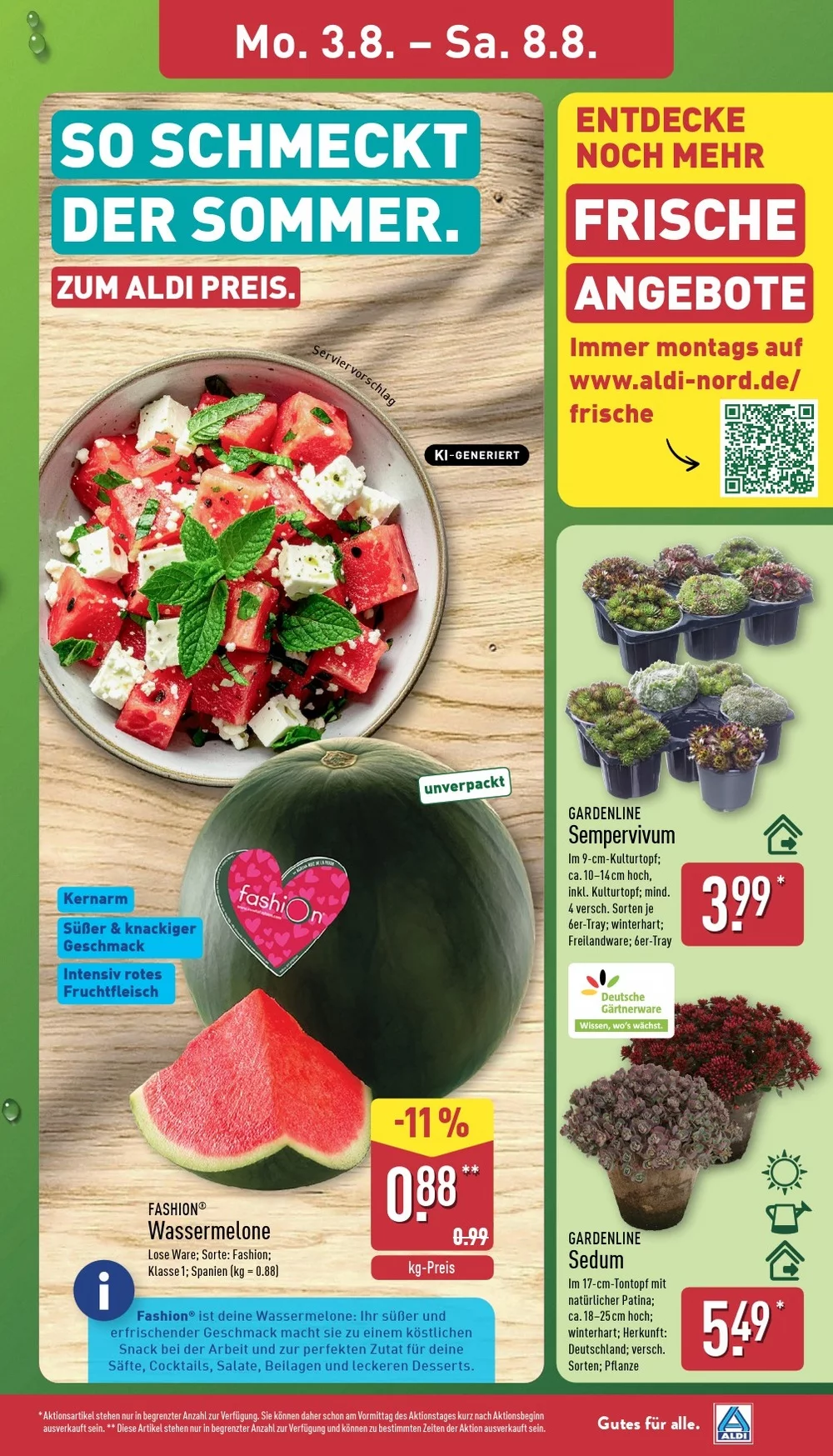 Aldi Nord Prospekt Ab 03.08.2026 Bis 08.08.2026 Nächste Woche - Bild 1 Ab 03.08.2026