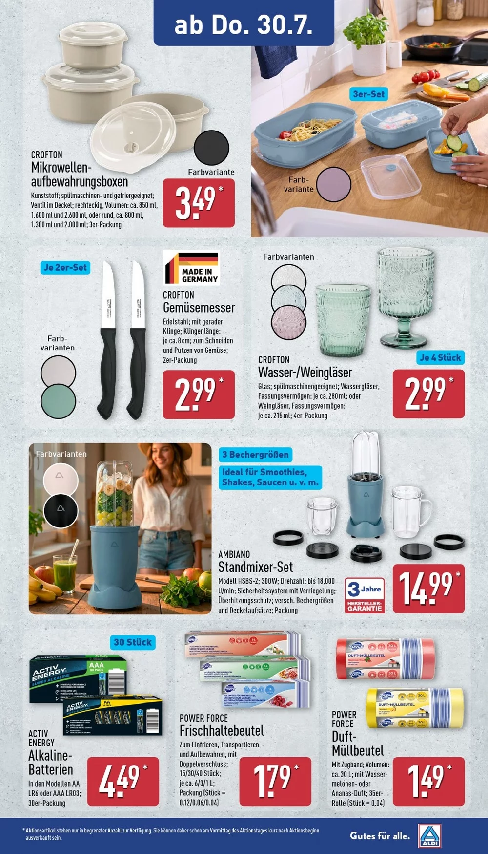 Aldi Nord Prospekt Gültig Vom 27.07.2026 Bis 01.08.2026 - Bild 1 Ab 27.07.2026