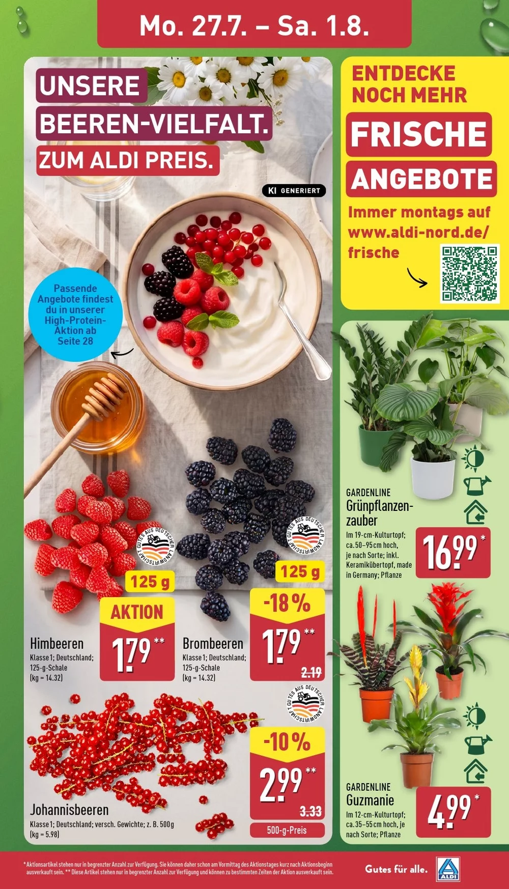 Aldi Nord Prospekt Gültig Vom 27.07.2026 Bis 01.08.2026 - Bild 1 Ab 27.07.2026