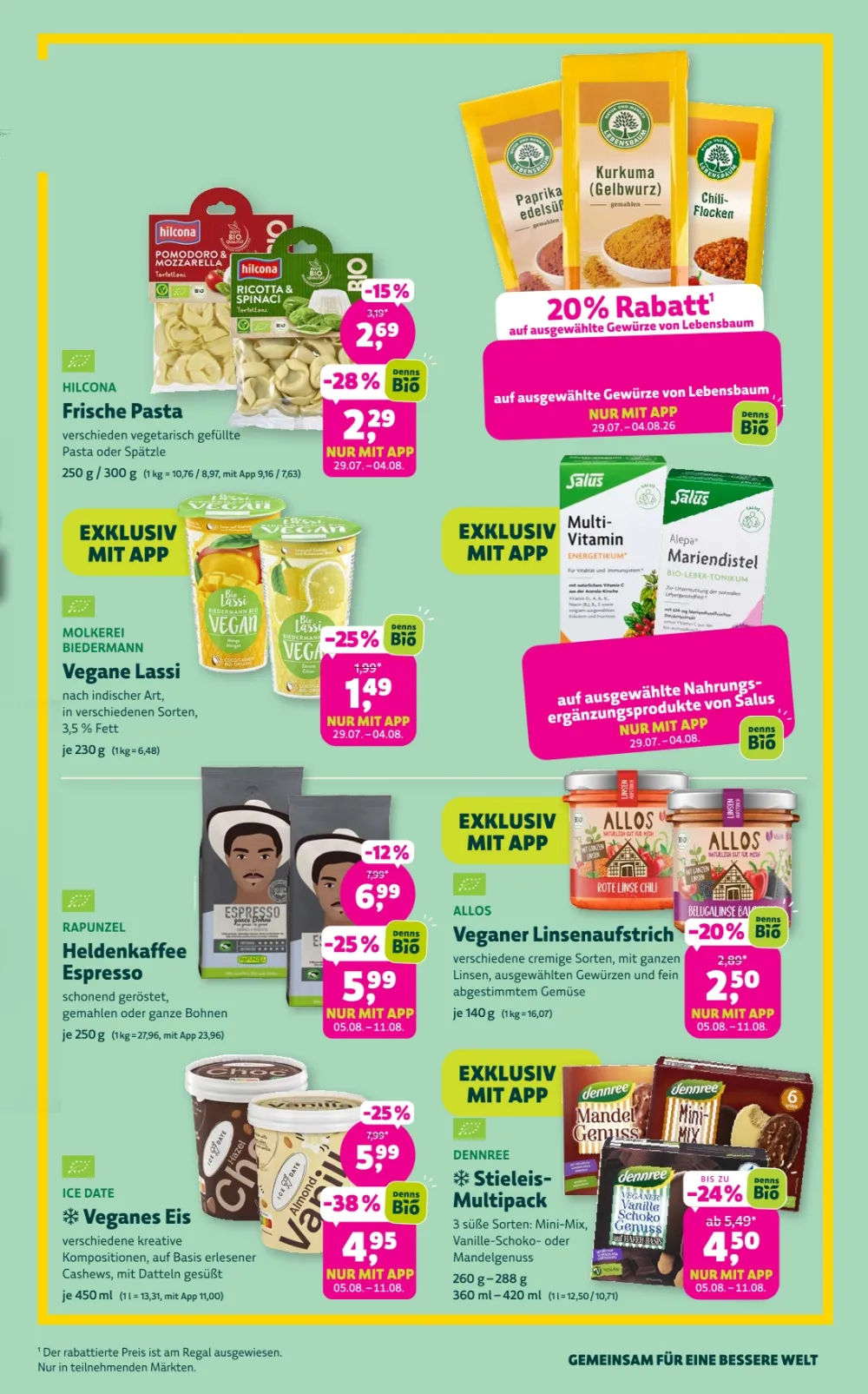 Biomarkt Prospekt Ab 29.07.2026 Bis 11.08.2026 - Bild 1 Ab 29.07.2026