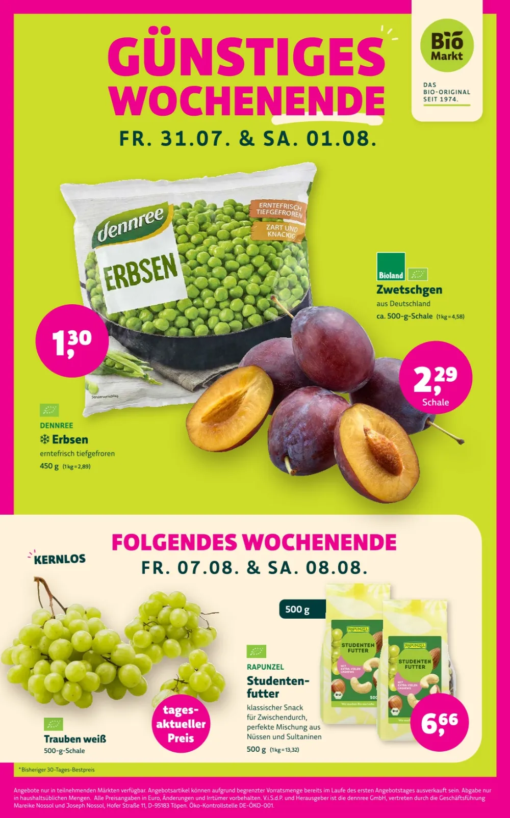 Biomarkt Prospekt Ab 29.07.2026 Bis 11.08.2026 - Bild 2 Ab 29.07.2026
