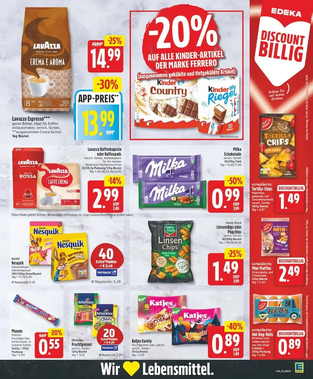 Edeka Prospekt Ab 03.08.2026 Bis 08.08.2026 - Bild 1 Ab 03.08.2026