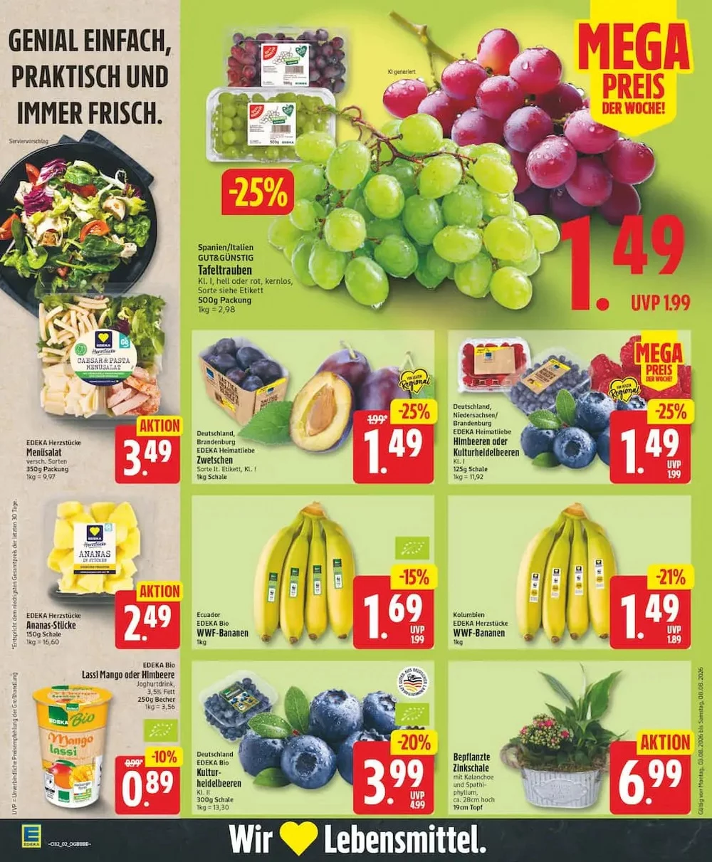 Edeka Prospekt Ab 03.08.2026 Bis 08.08.2026 - Bild 2 Ab 03.08.2026
