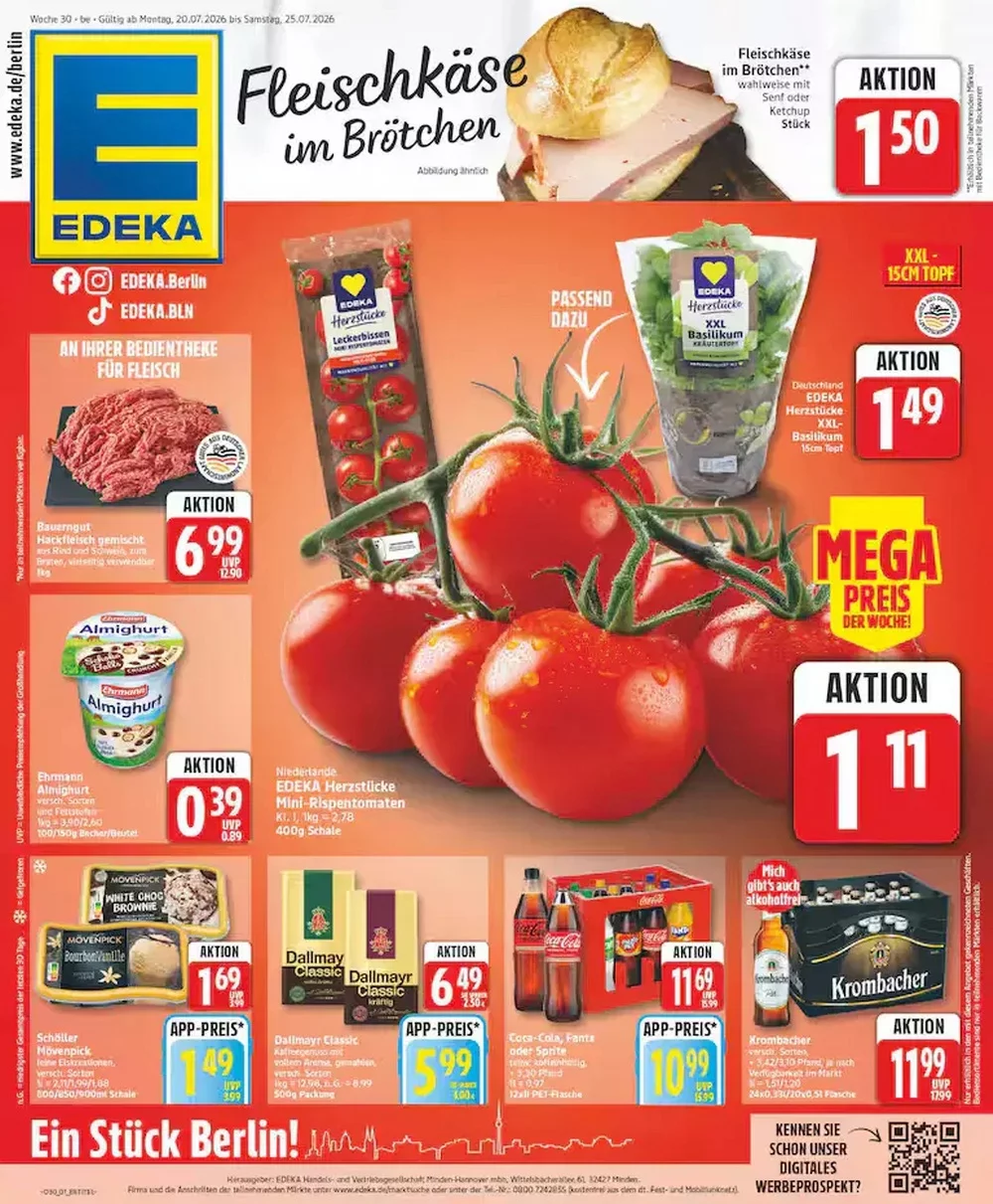 Edeka Nord Prospekt Ab 20.07.2026 Bis 25.07.2026 - Bild 1 Ab 20.07.2026