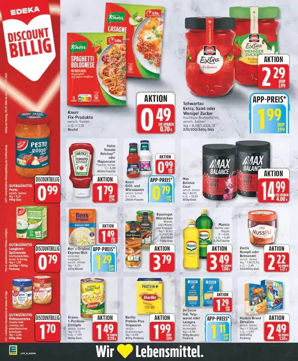Edeka Nord Prospekt Ab 20.07.2026 Bis 25.07.2026 - Bild 2 Ab 20.07.2026