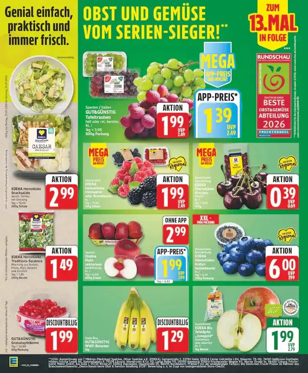 Edeka Nord Prospekt Ab 20.07.2026 Bis 25.07.2026 - Bild 2 Ab 20.07.2026