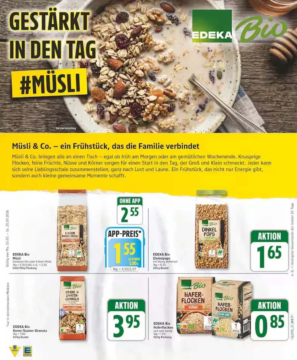 Edeka Nord Prospekt Ab 20.07.2026 Bis 25.07.2026 - Bild 1 Ab 20.07.2026