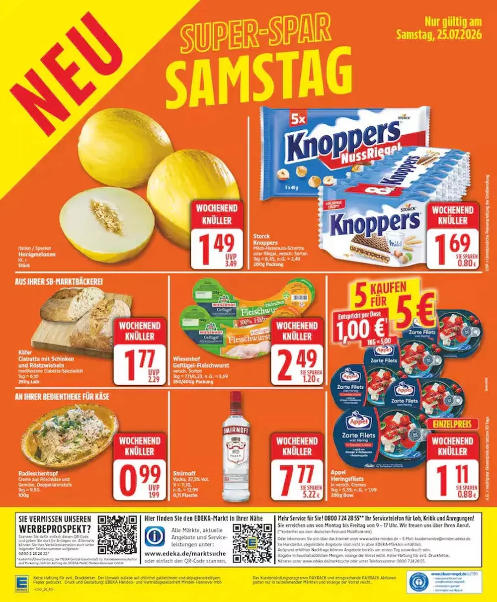 Edeka Nord Prospekt Ab 20.07.2026 Bis 25.07.2026 - Bild 2 Ab 20.07.2026