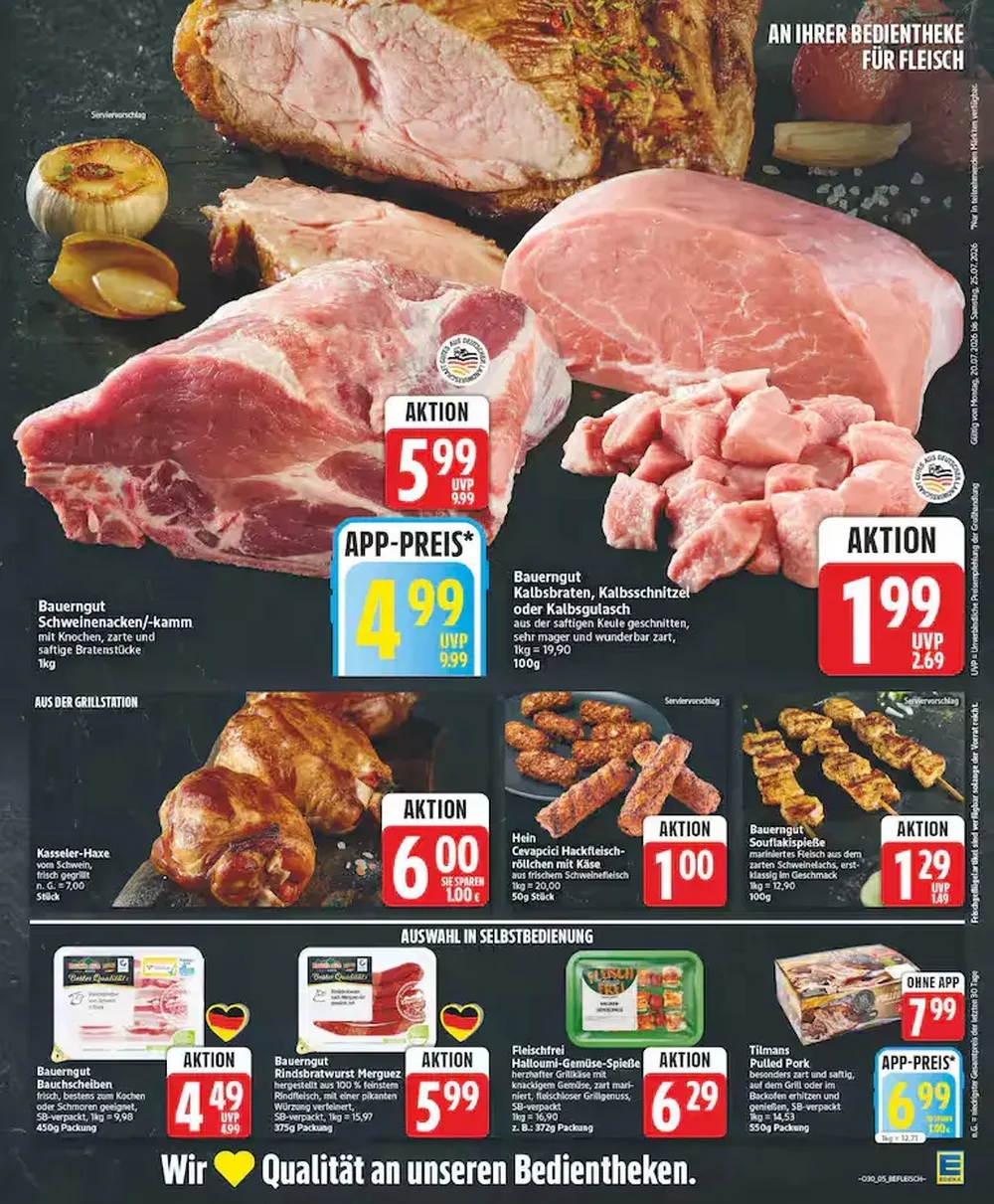 Edeka Nord Prospekt Ab 20.07.2026 Bis 25.07.2026 - Bild 1 Ab 20.07.2026