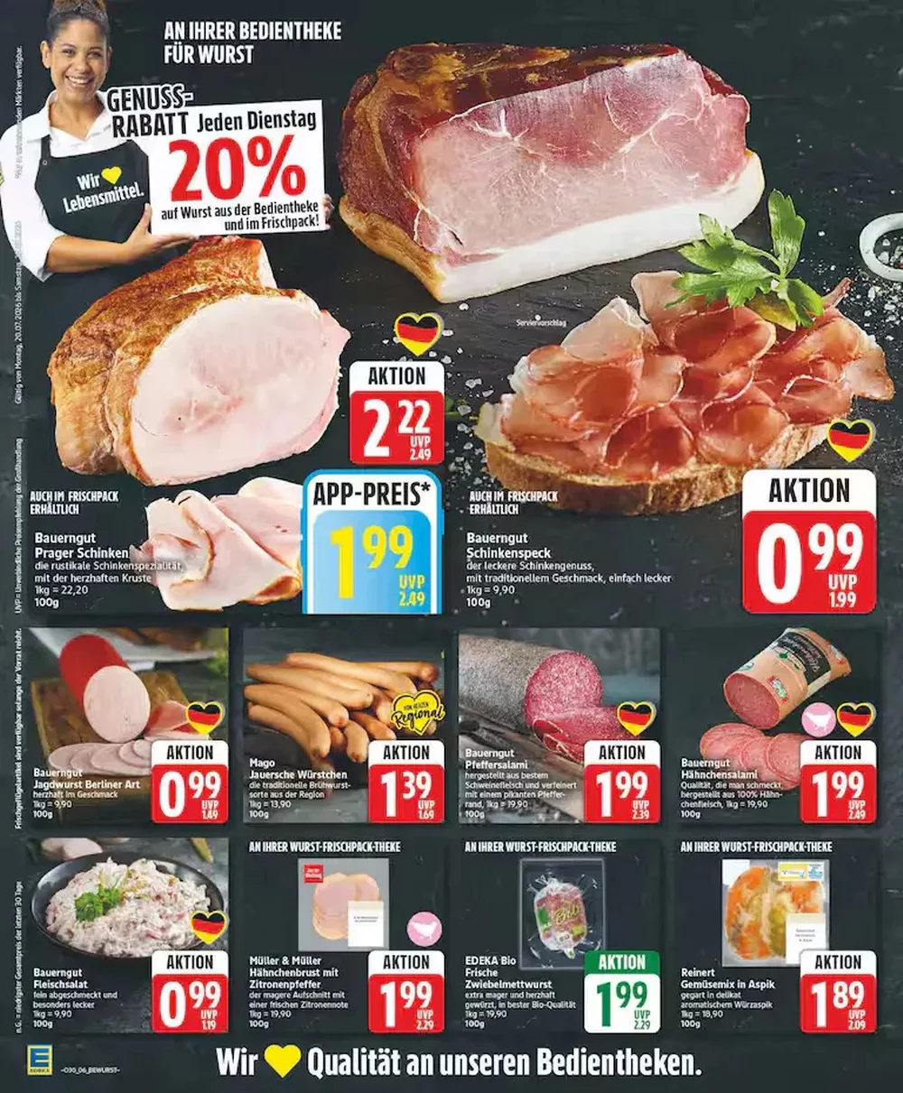 Edeka Nord Prospekt Ab 20.07.2026 Bis 25.07.2026 - Bild 2 Ab 20.07.2026