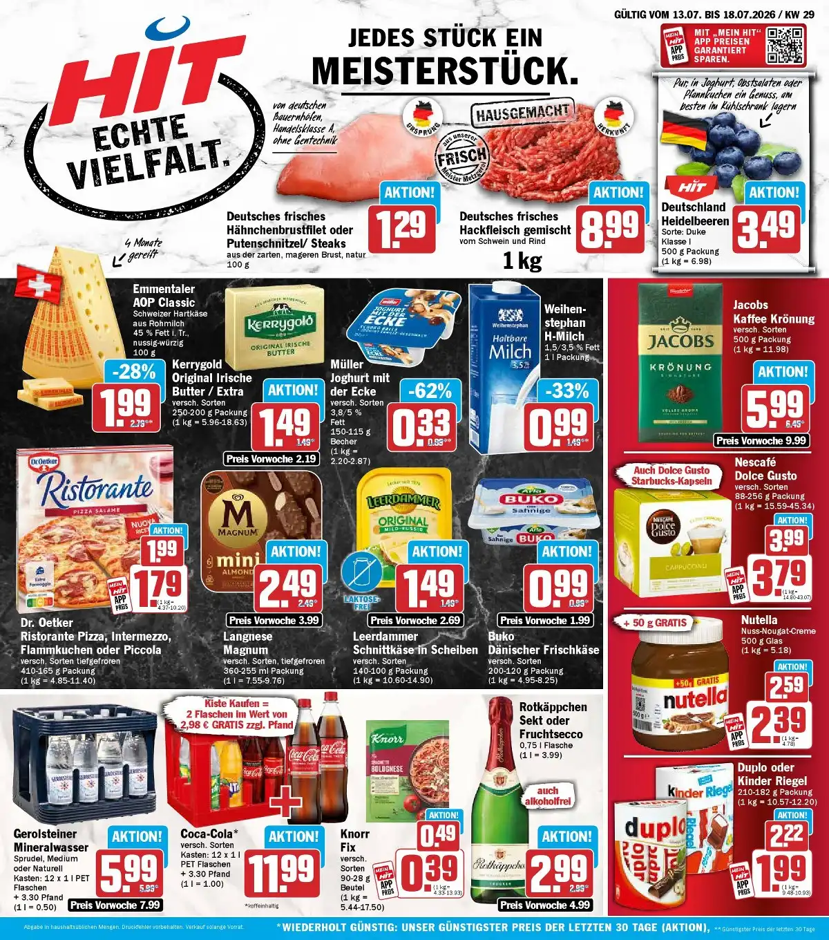 Hit Prospekt Gültig Vom 13.07.2026 Bis 18.07.2026 - Bild 1 Ab 13.07.2026