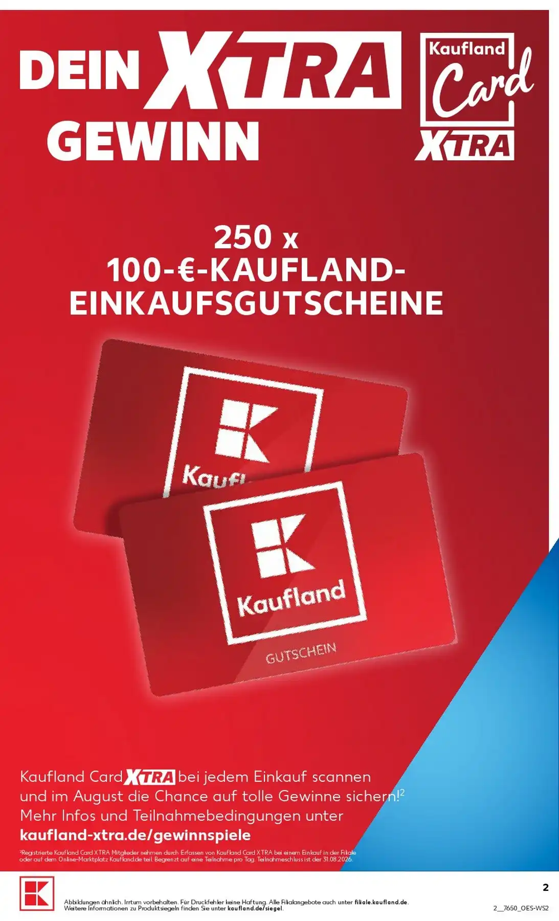 Kaufland Prospekt 06.08.2026 Bis 12.08.2026 - Bild 1 Ab 03.08.2026