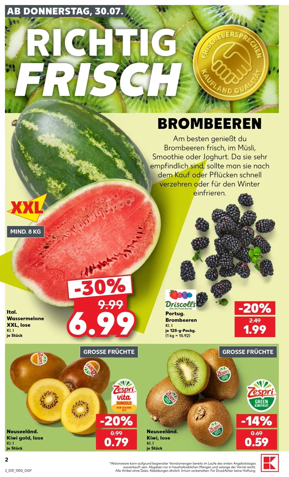 Kaufland Prospekt 30.07.2026 Bis 05.08.2026 - Bild 2 Ab 30.07.2026