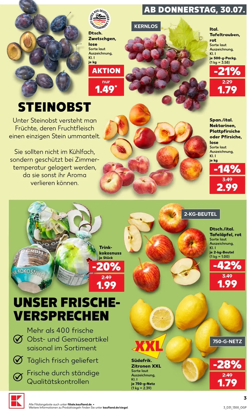 Kaufland Prospekt 30.07.2026 Bis 05.08.2026 - Bild 1 Ab 30.07.2026