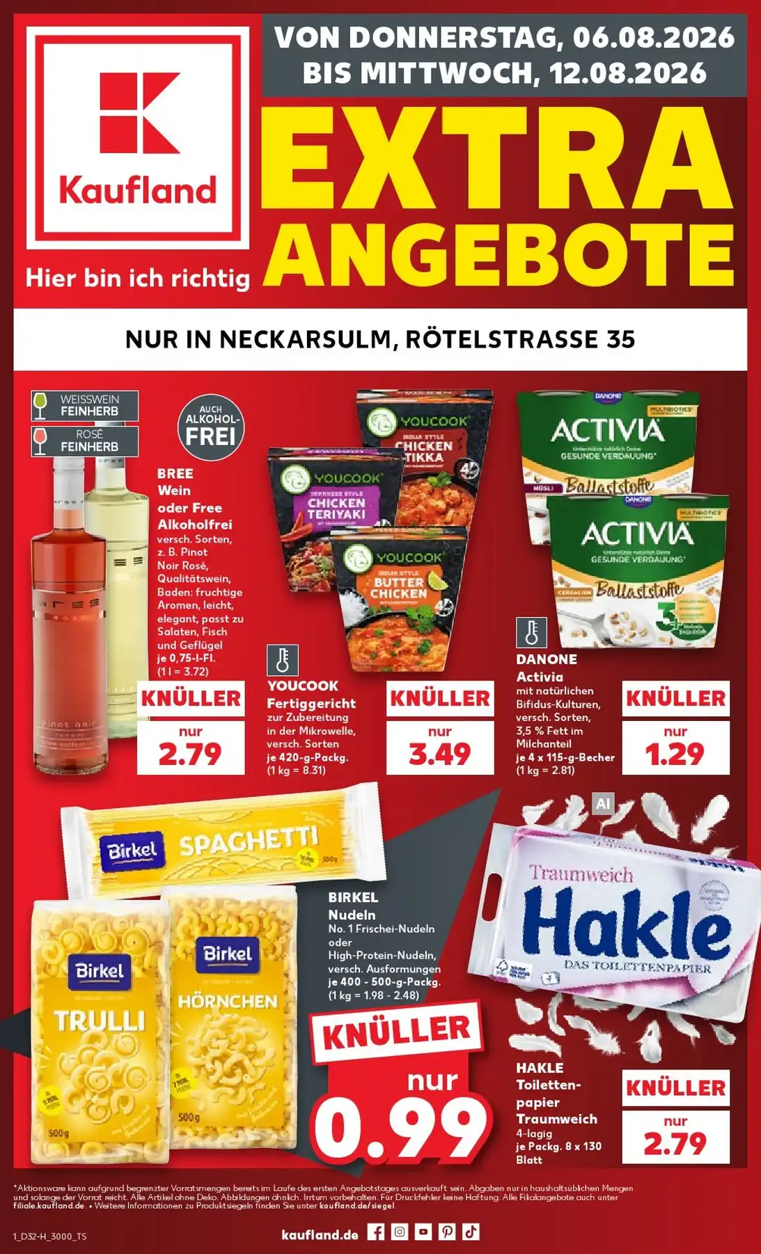 Kaufland Prospekt 06.08.2026 Bis 12.08.2026 - Bild 1 Extra 06.08