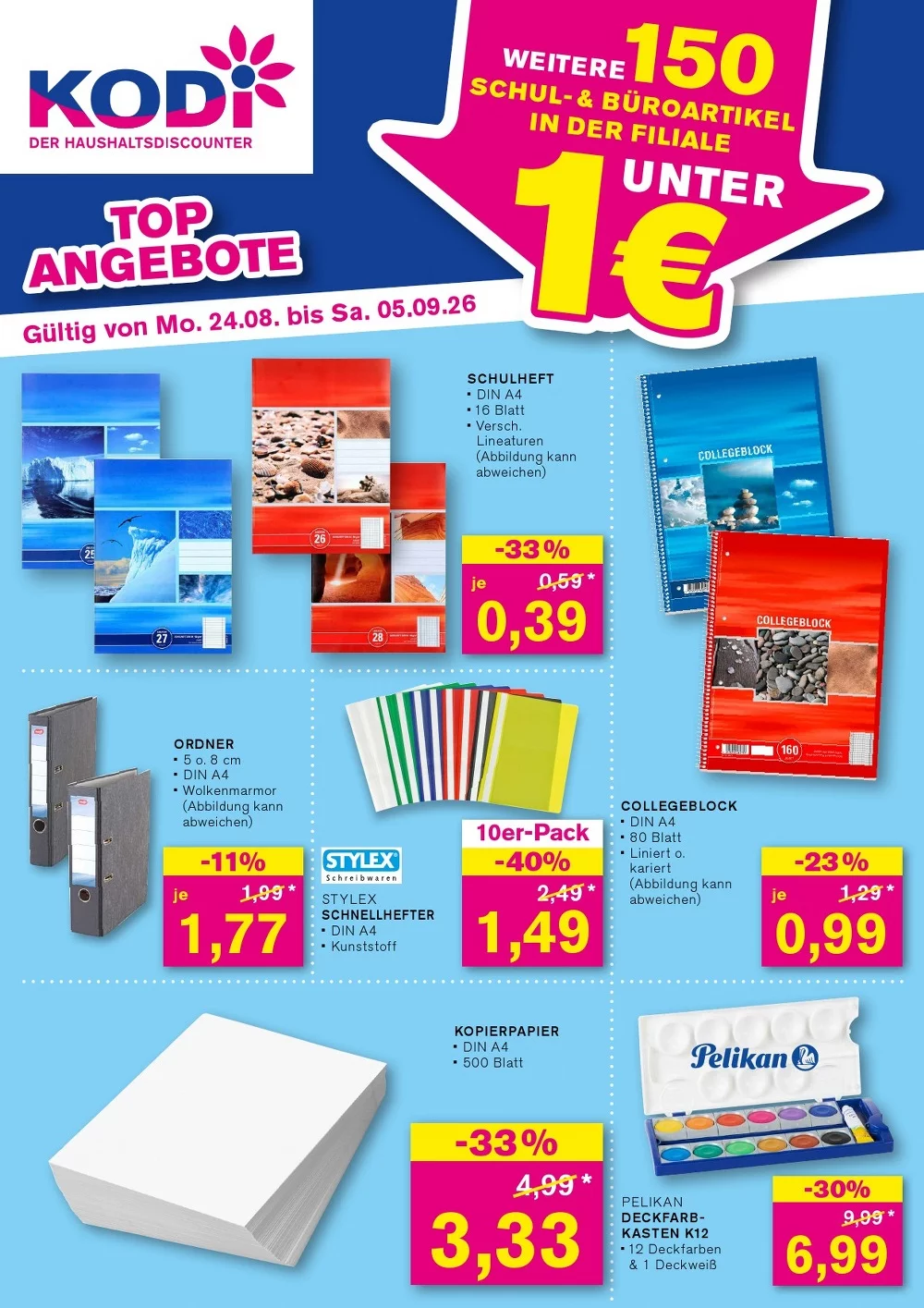Kodi Prospekt Ab 07.09.2026 Bis 12.09.2026 - Bild 1 Ab 24.08.2026