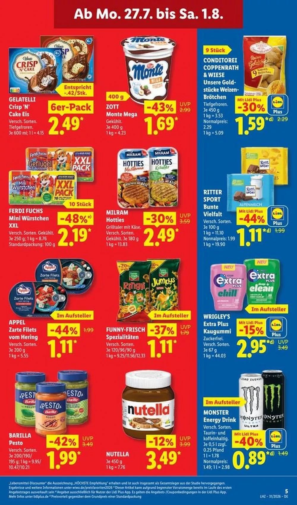 Lidl Prospekt Gültig Vom 27.07.2026 Bis 01.08.2026 - Bild 1 27.07.2026