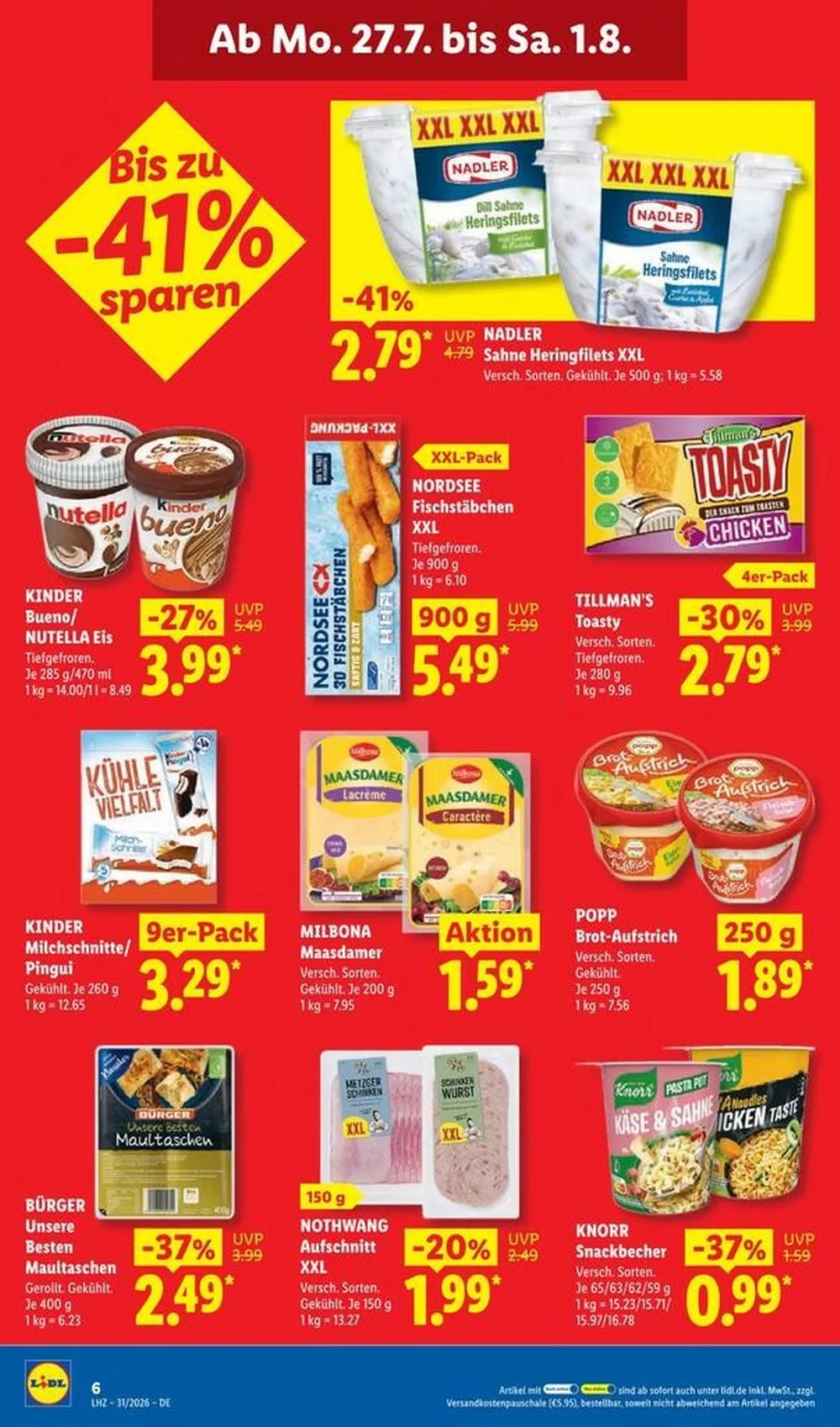Lidl Prospekt Gültig Vom 27.07.2026 Bis 01.08.2026 - Bild 2 27.07.2026