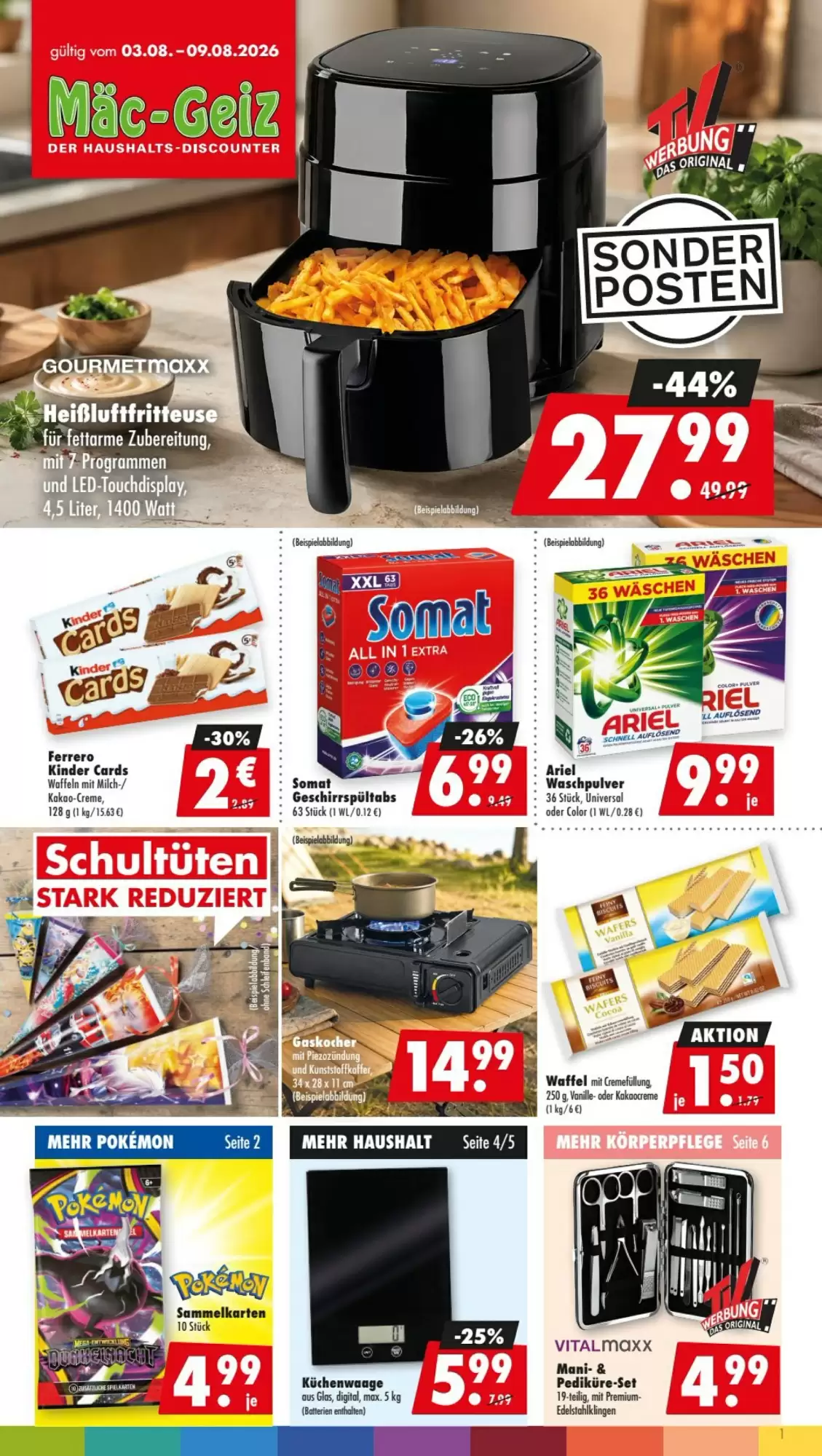 Mäc Geiz Prospekt Ab 03.08.2026 Bis 09.08.2026 Nächste Woche - Bild 1 Ab 03.08.2026
