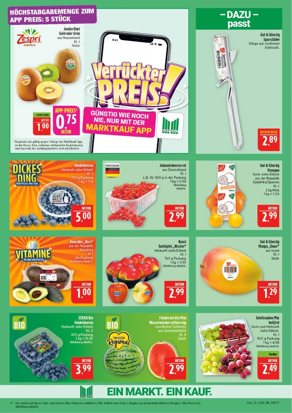 Marktkauf Prospekt Ab 10.08.2026 Bis 15.08.2026 - Bild 1 Ab 10.08.2026
