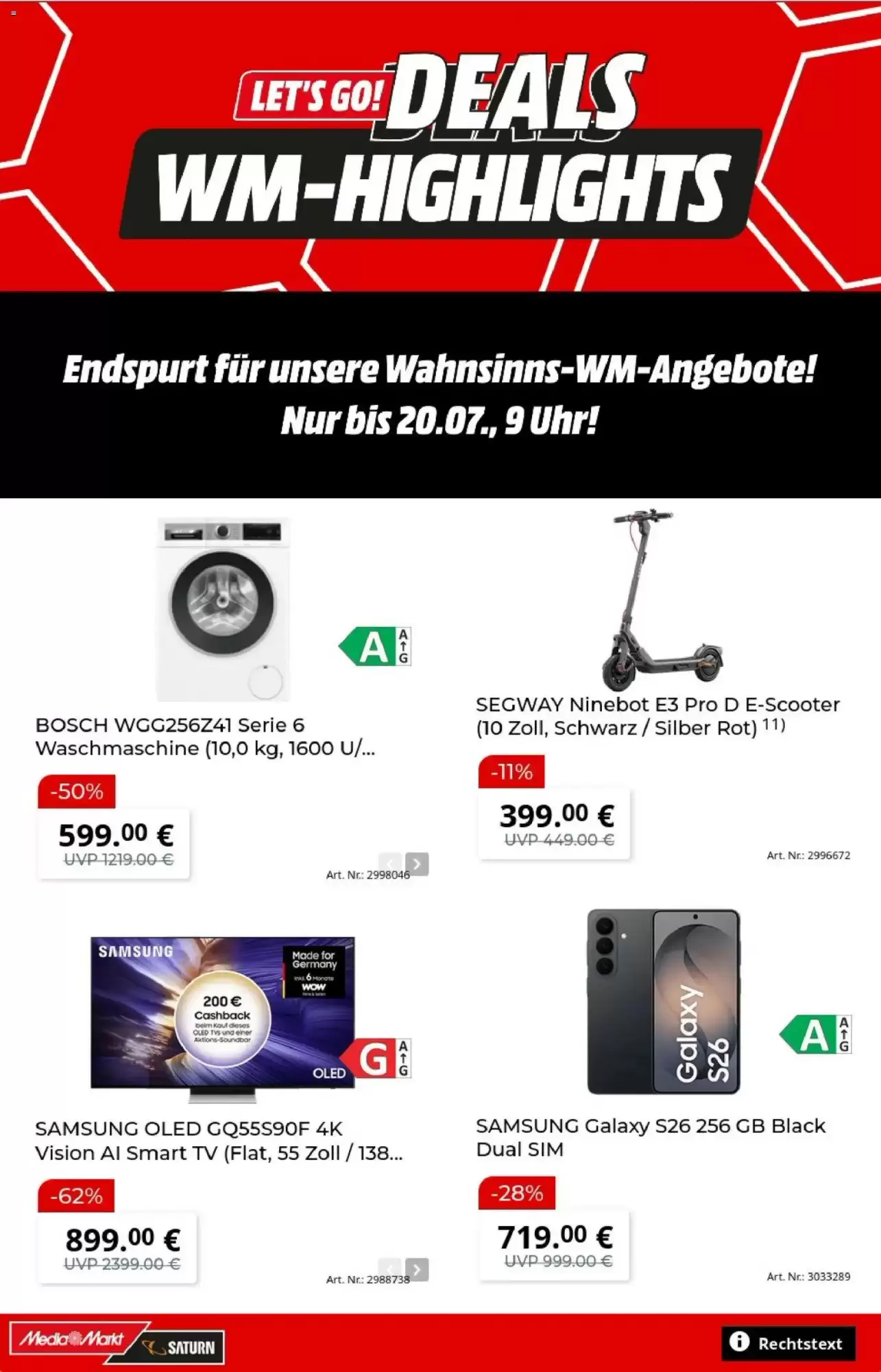Mediamarkt Prospekt Ab 15.07.2026 Bis 20.07.2026 Neu - Bild 1 Ab 15.07.2026