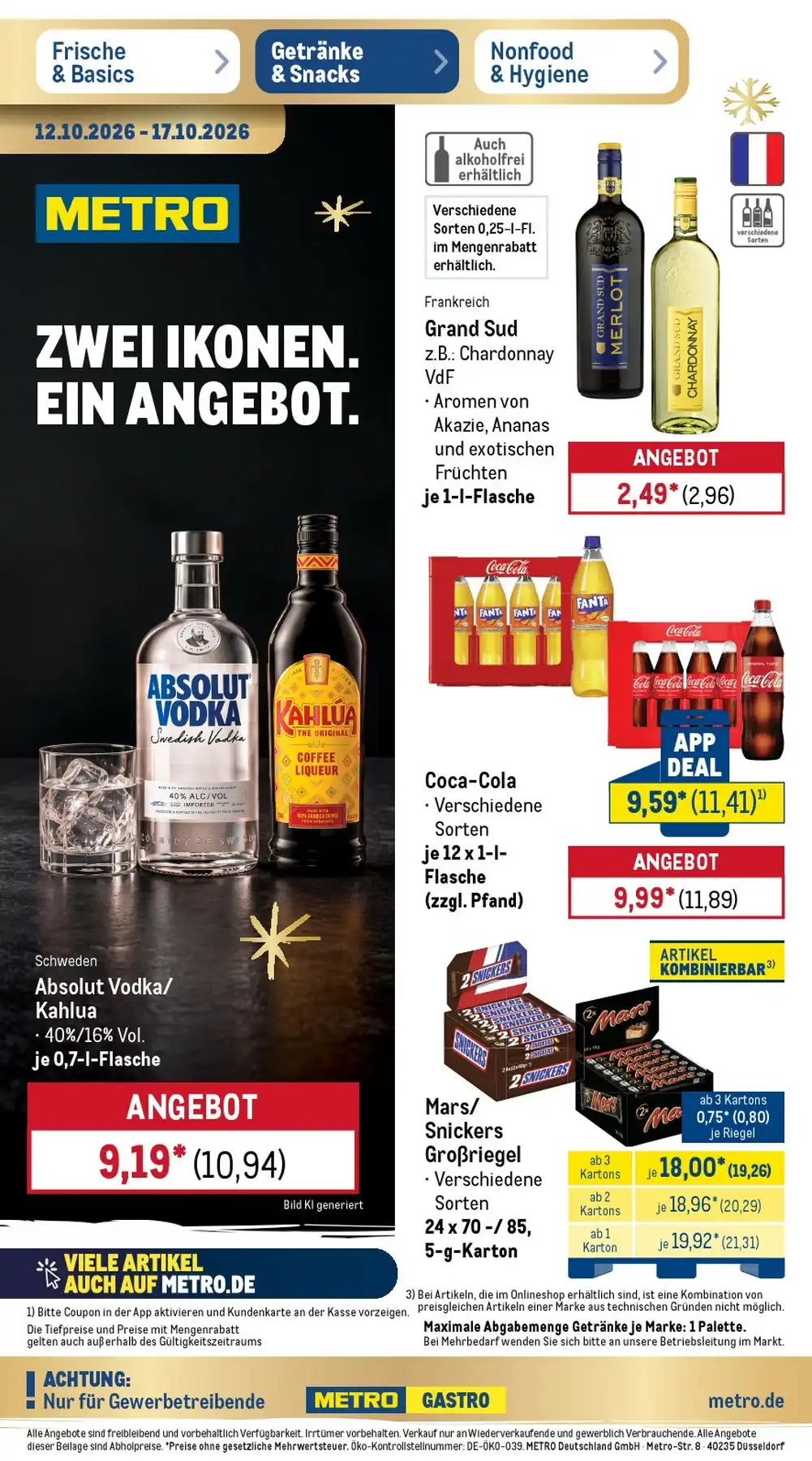 Metro Black Friday Angebote 2026 - Bild 1 Ab 12.10.2026
