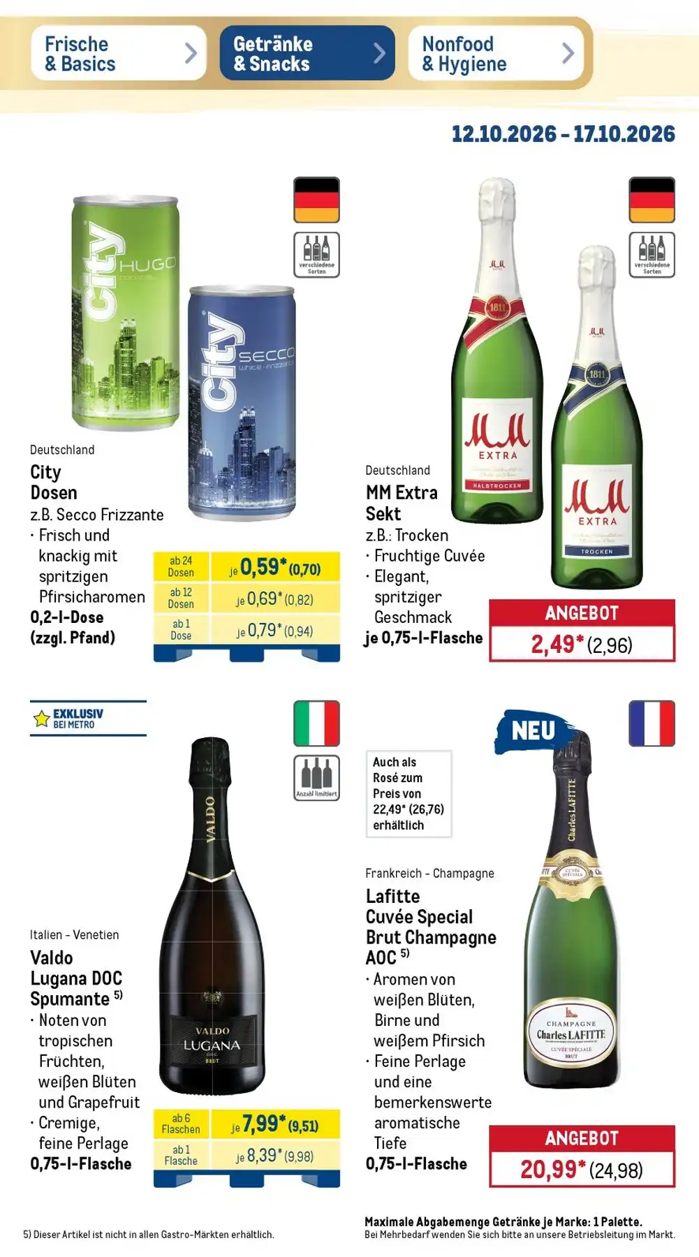Metro Black Friday Angebote 2026 - Bild 1 Ab 12.10.2026