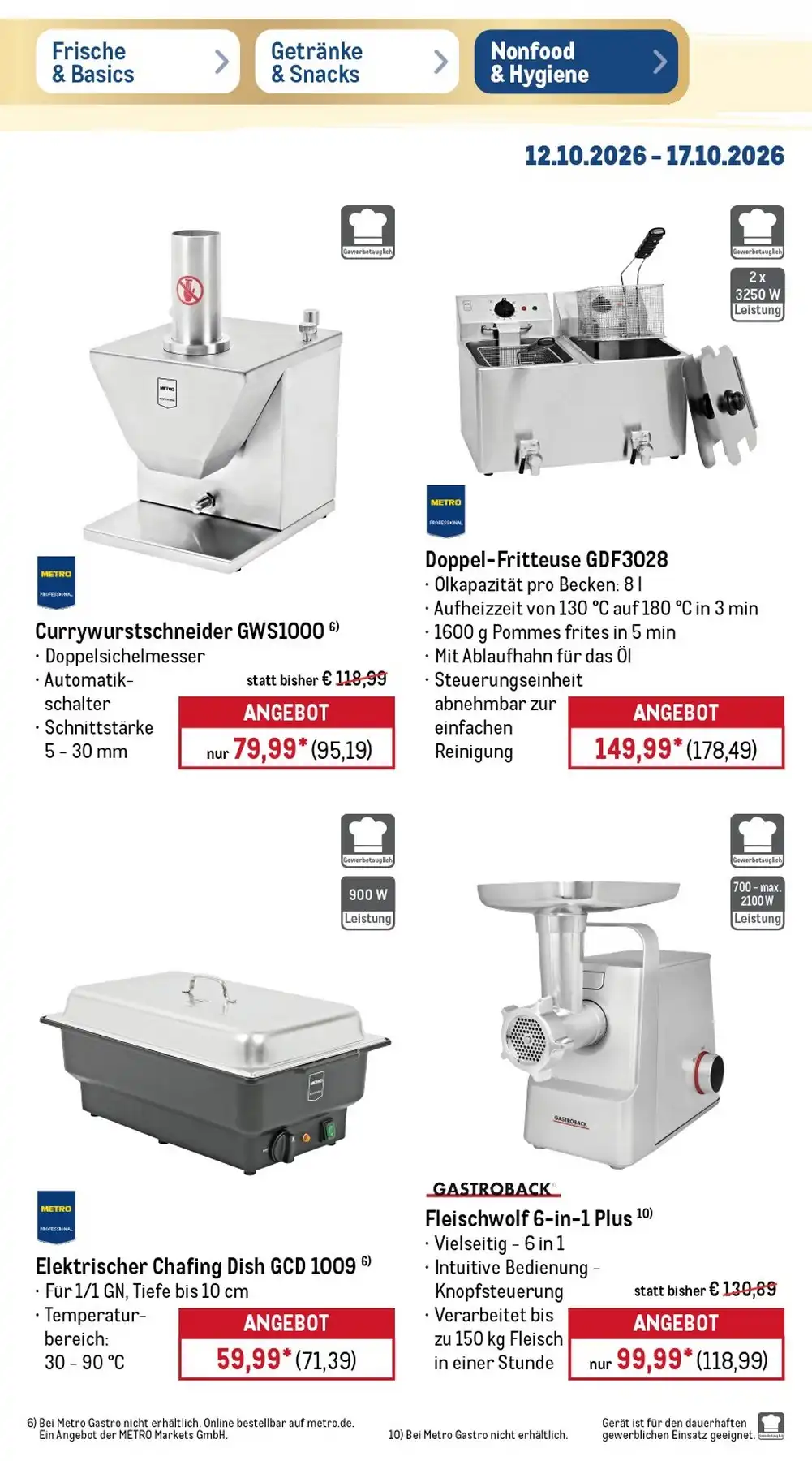 Metro Black Friday Angebote 2026 - Bild 3 Ab 12.10.2026