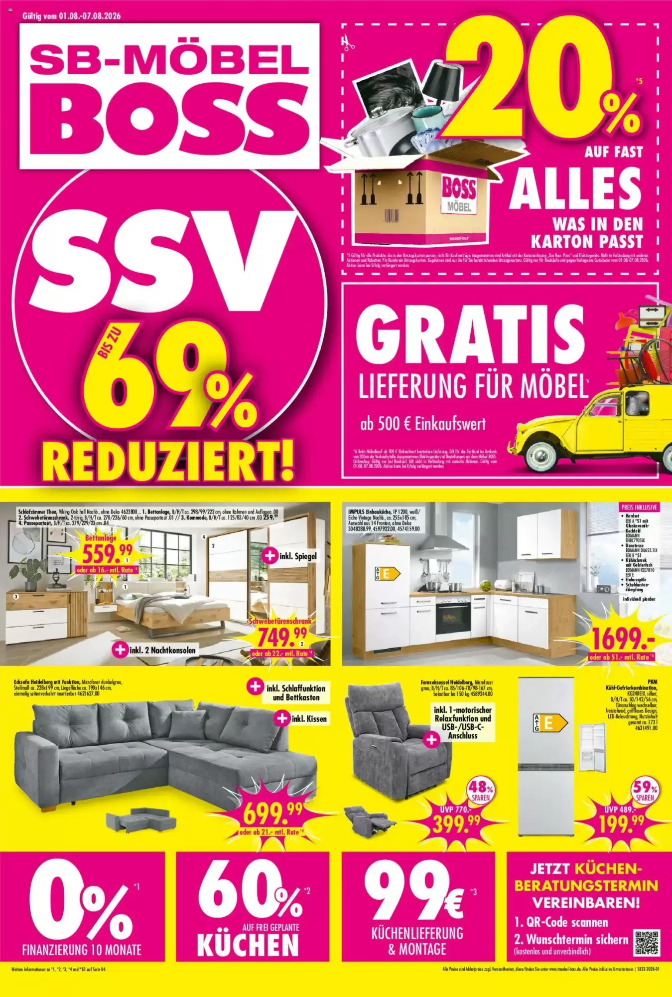 Möbel Boss Prospekt Vom 01.08.2026 Bis 07.08.2026 - Bild 1 Ab 01.08.2026