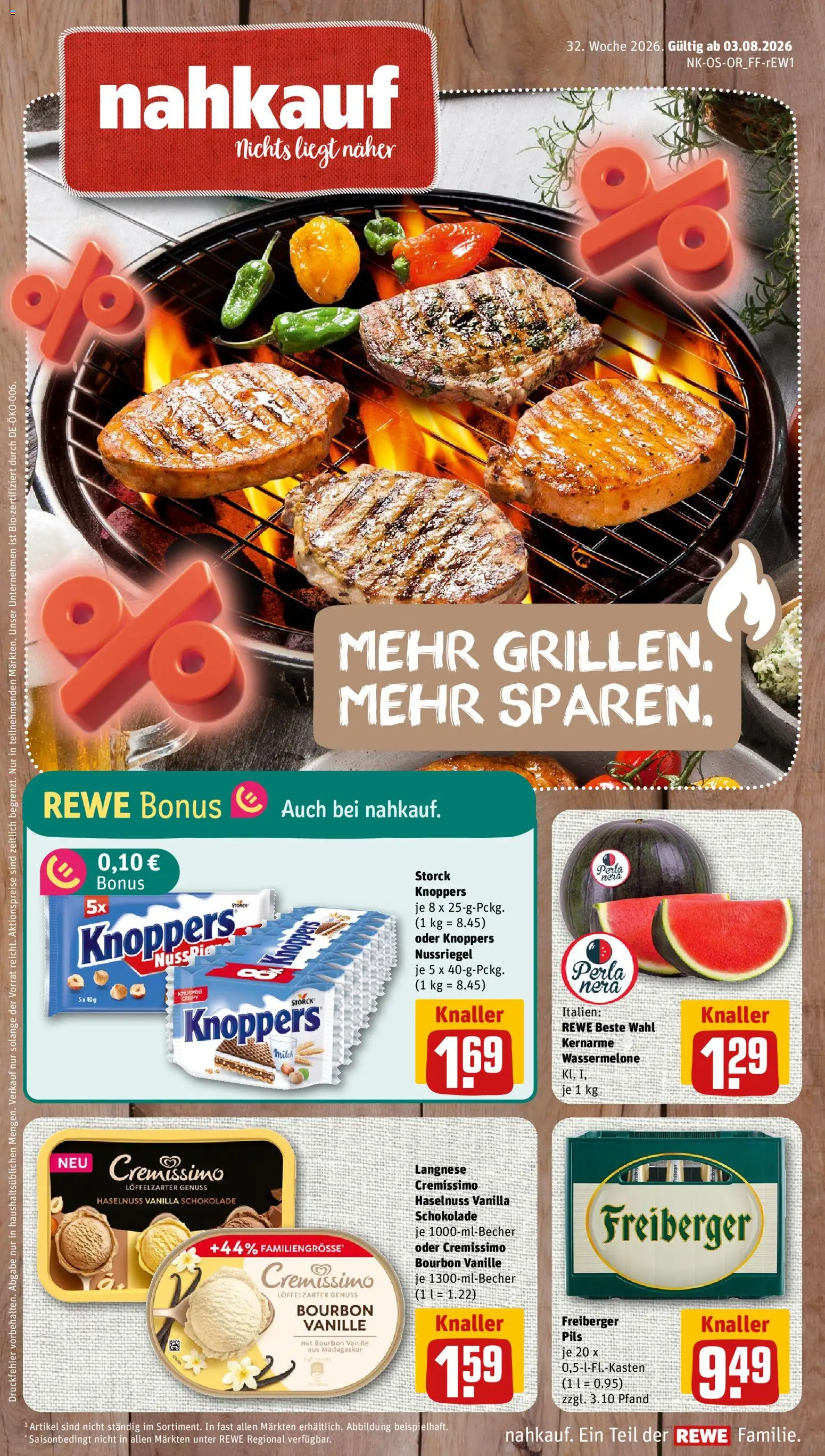 Nahkauf Prospekt Angebote Ab 03.08.2026 Bis 08.08.2026 - Bild 1 Ab 03.08.2026