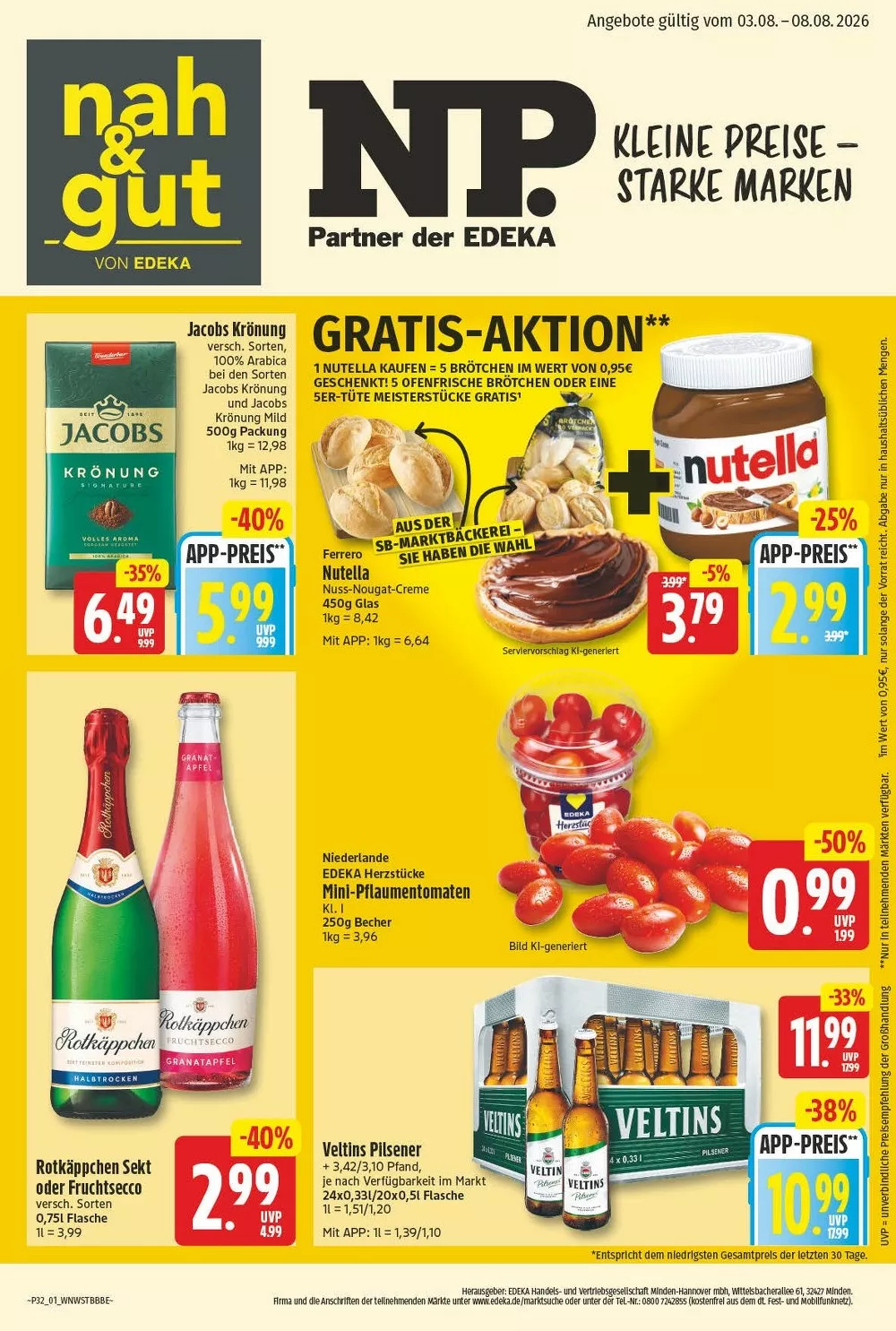 Nah &Amp; Gut - Np Prospekt Vom 03.08.2026 Bis 08.08.2026 - Bild 1 Ab 03.08.2026
