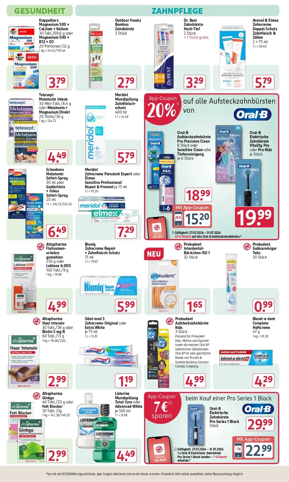 Rossmann Prospekt Gültig Vom 27.07.2026 Bis 01.08.2026 - Bild 2 Ab 2707.2026