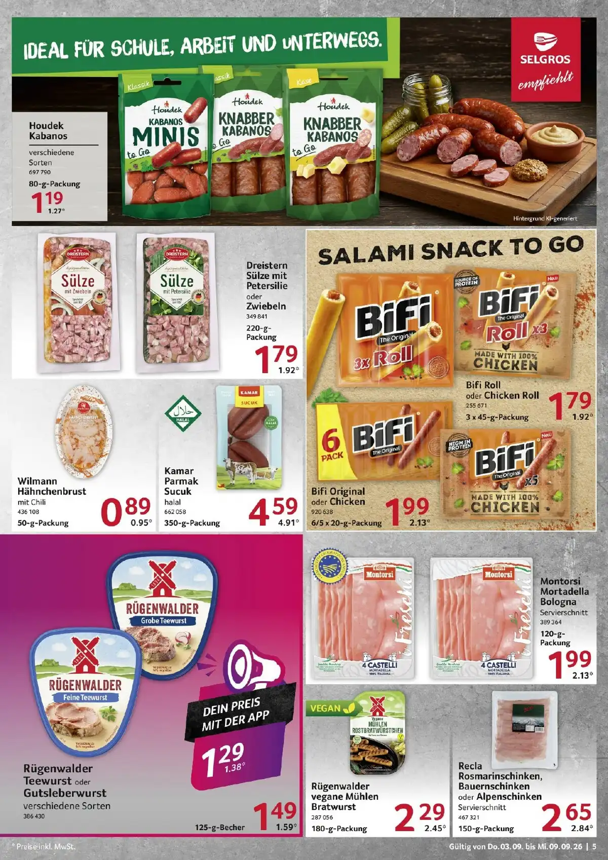 Selgros Prospekt 03.09.2026 Bis 09.09.2026 - Bild 3 Ab 03.09.2026 Food