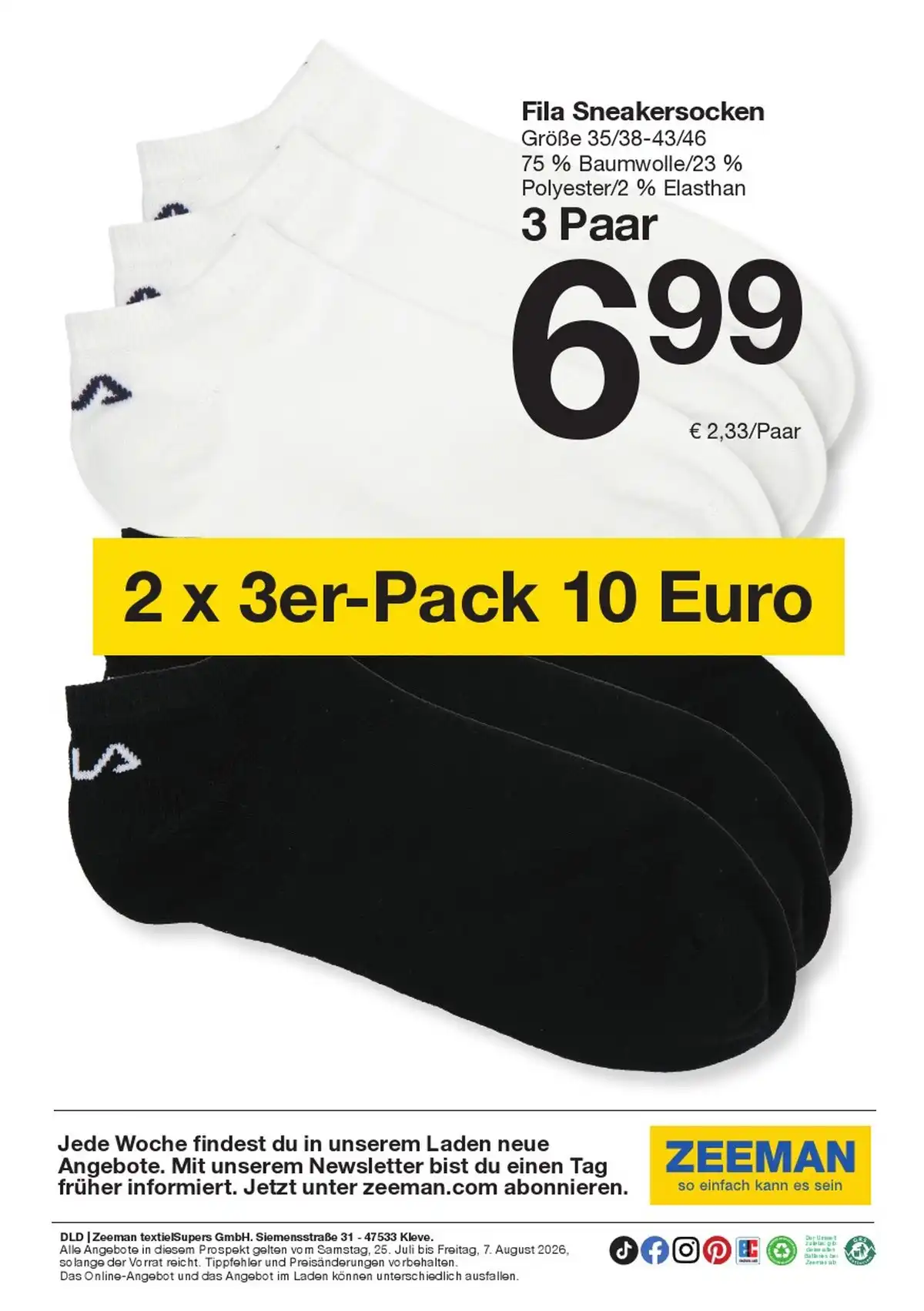 Zeeman Prospekt Gültig Vom 25.07.2026 Bis 07.08.2026 - Bild 2 Ab 25.07.2026