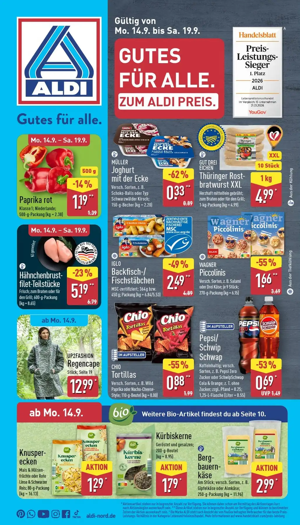 Aldi Nord Prospekt Ab 14.09.2026 Bis 19.09.2026 Nächste Woche - Bild 1 Ab 14.09.2026