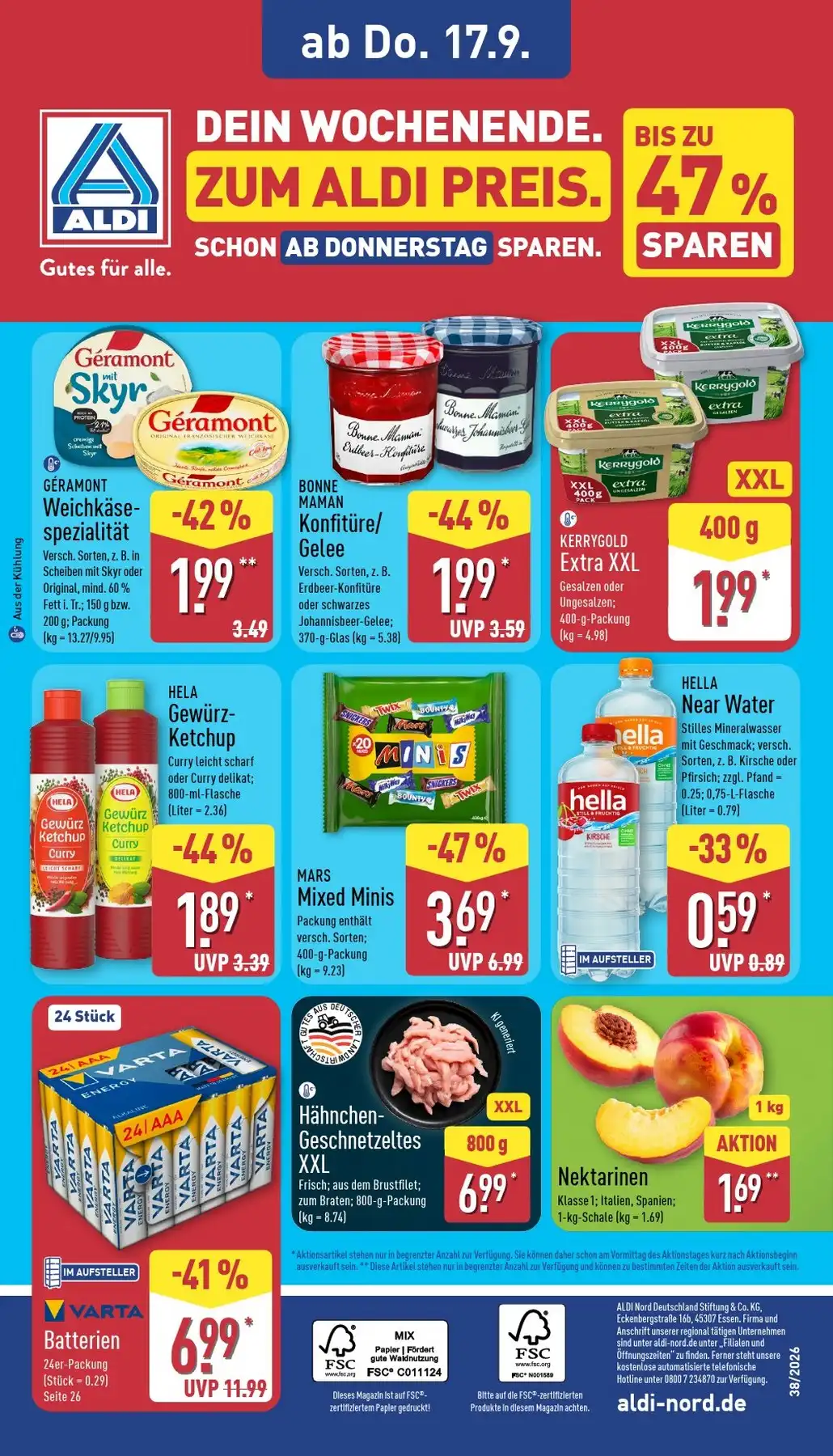Aldi Nord Prospekt Ab 14.09.2026 Bis 19.09.2026 Nächste Woche - Bild 2 Ab 14.09.2026