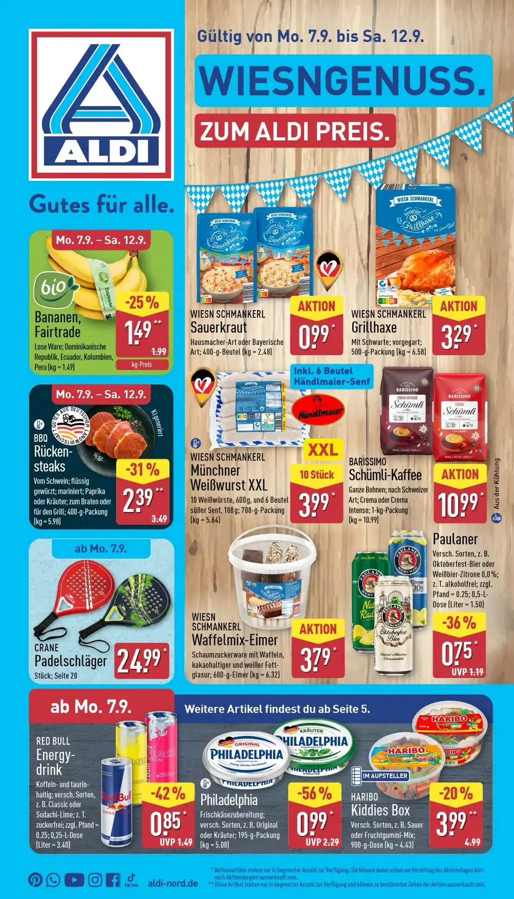 Aldi Nord Prospekt Gültig Vom 07.09.2026 Bis 12.09.2026 - Bild 1 Ab 07.09.2026