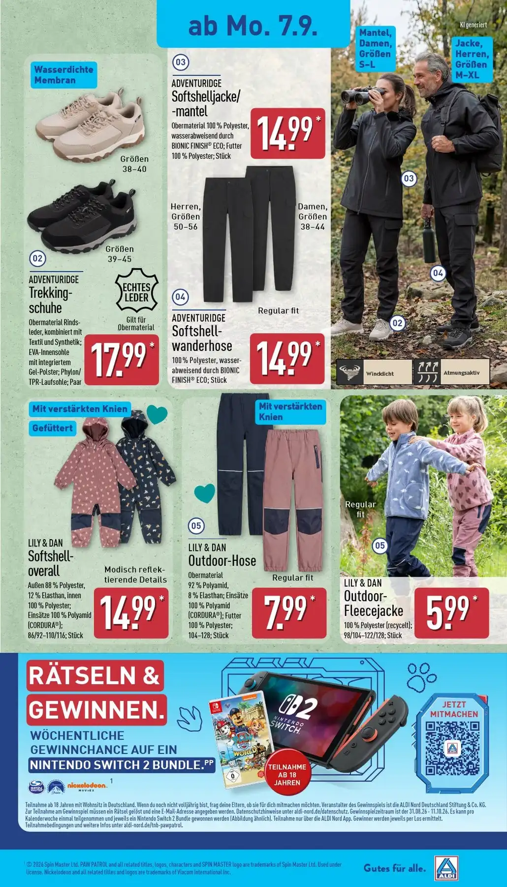 Aldi Nord Prospekt Gültig Vom 07.09.2026 Bis 12.09.2026 - Bild 1 Ab 07.09.2026