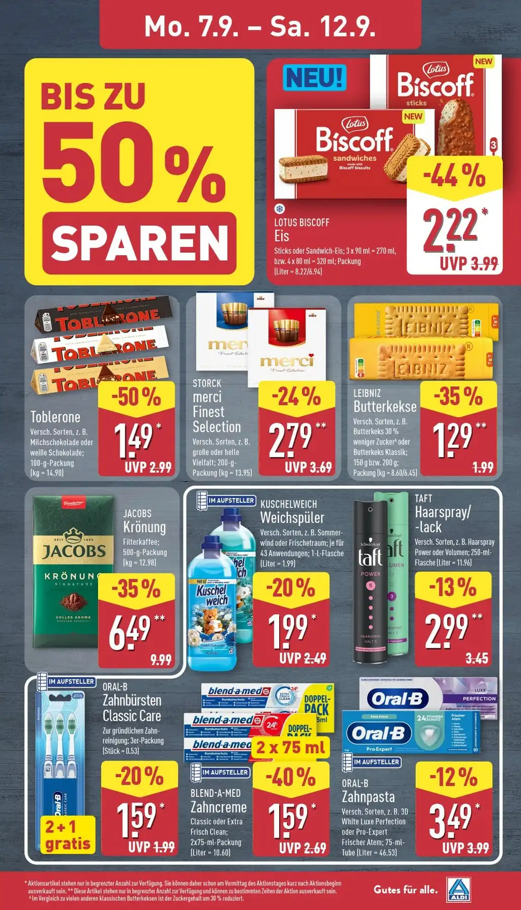 Aldi Nord Prospekt Gültig Vom 07.09.2026 Bis 12.09.2026 - Bild 1 Ab 07.09.2026