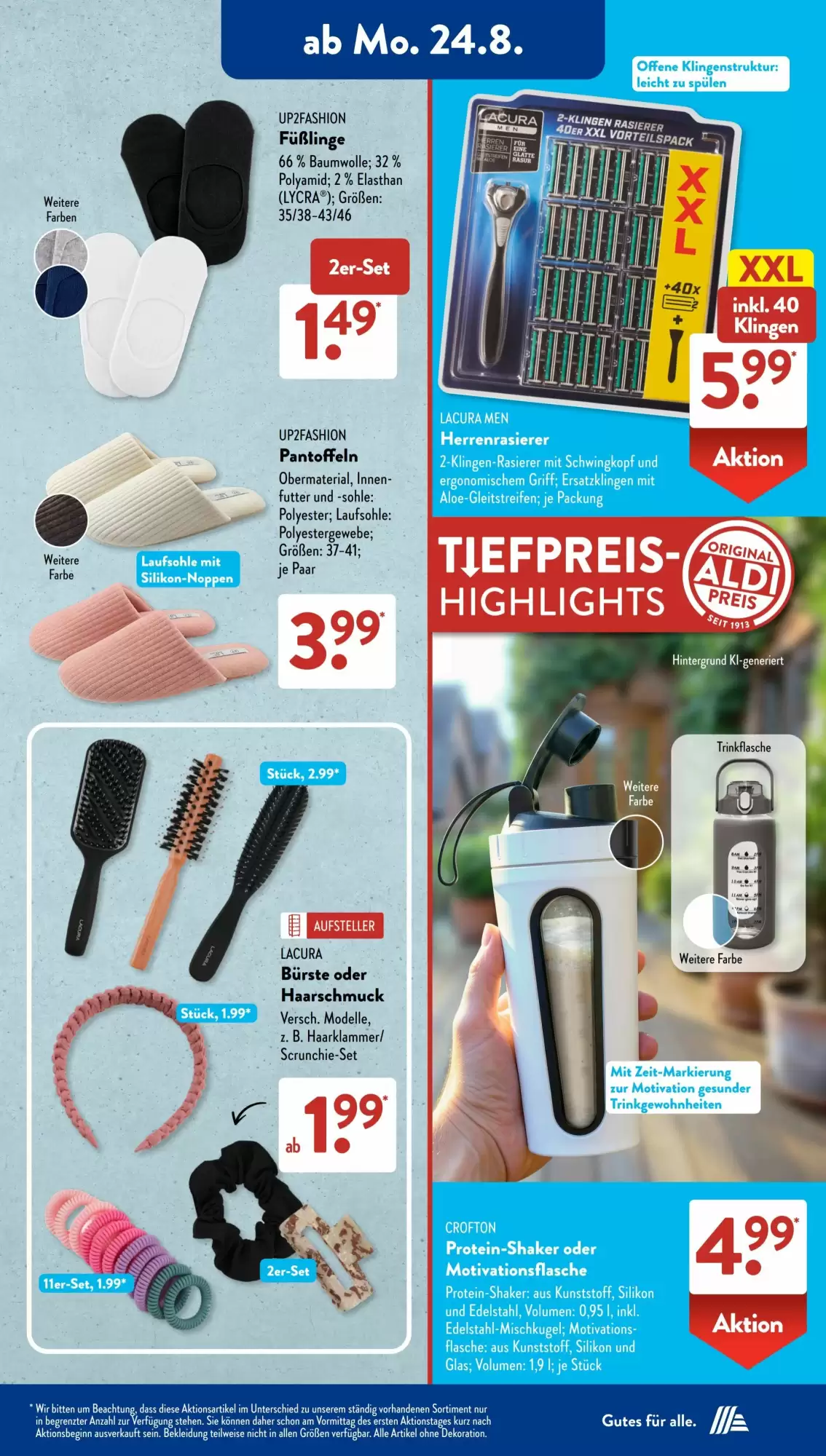 Aldi Süd Prospekt Ab 24.08.2026 Bis 29.08.2026 - Bild 1 Ab 24.08.2026